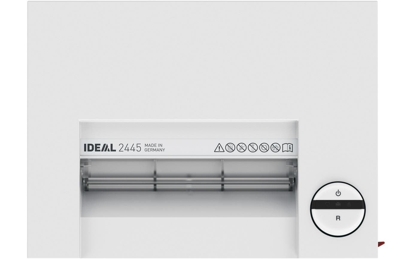 Ideal 2445/SMC – Aktenvernichter, DIN P-6, Super-Mikroschnitt 0,8 × 5 mm, 4 Blatt, 35 l, A4