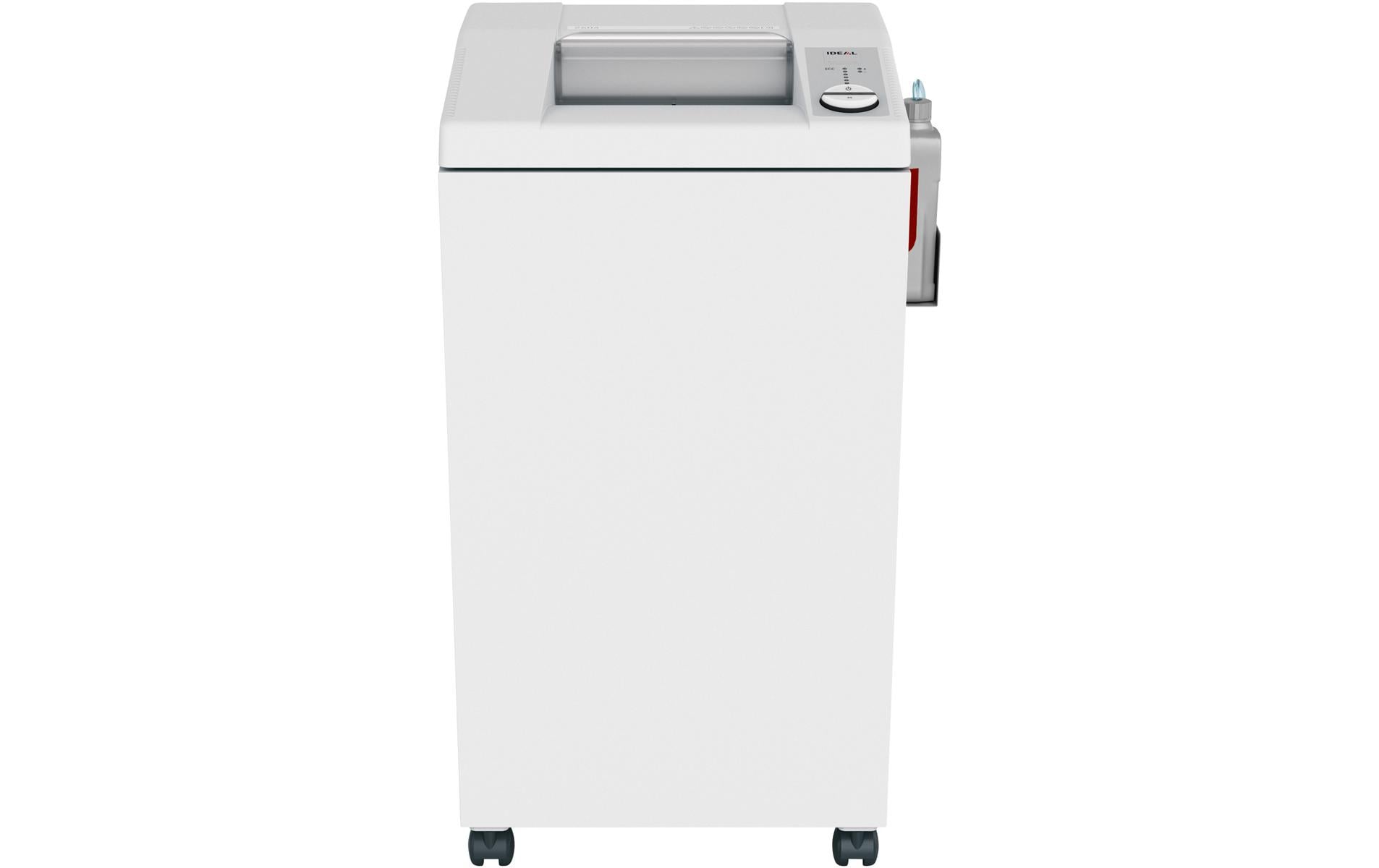 Ideal 2604/CC5 – Aktenvernichter, DIN P-5, Partikelschnitt 2 × 15 mm, 15 Blatt, 100 l, A4, mit automatischem Ölen