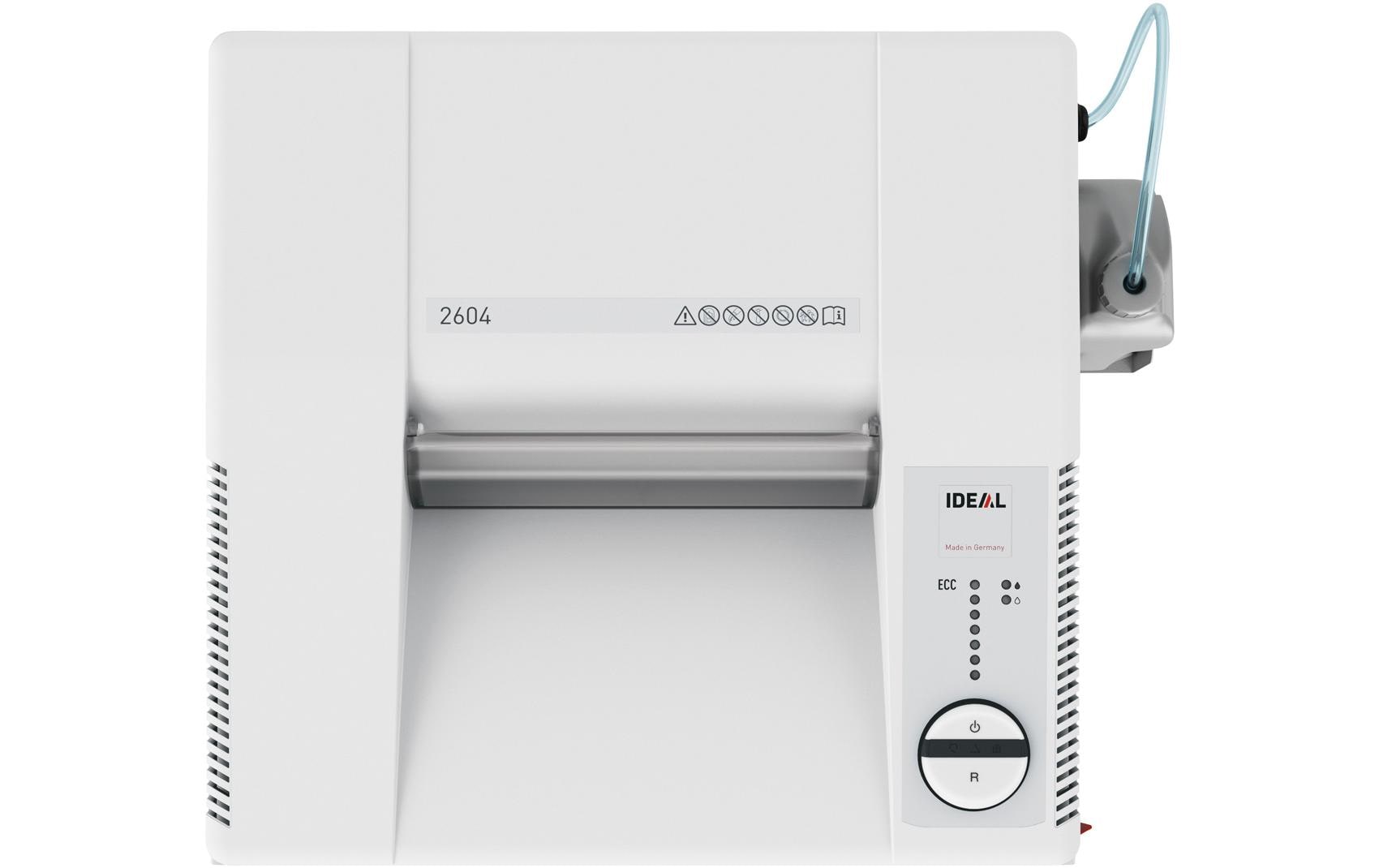Ideal 2604SMC0.8x5Oe – Aktenvernichter mit Autofeed, DIN P-7, Mikroschnitt 0,8 × 5 mm, 7 Blatt, 100 l