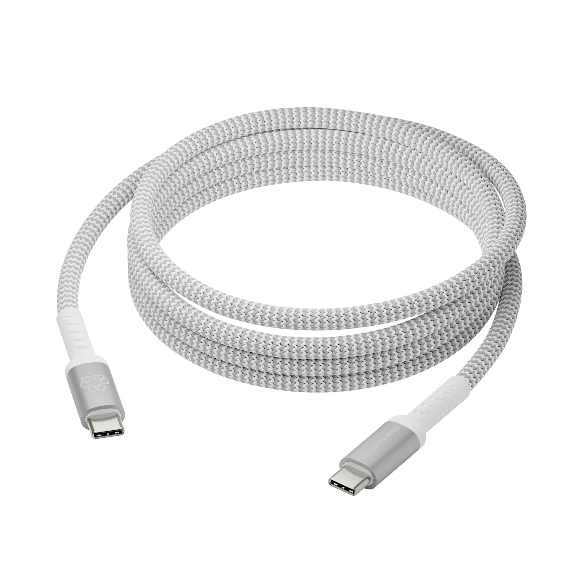 dbramante1928 USB-Kabel, USB-C zu USB-C, 2,5 m, USB 2.0, Lade-/Datenkabel
