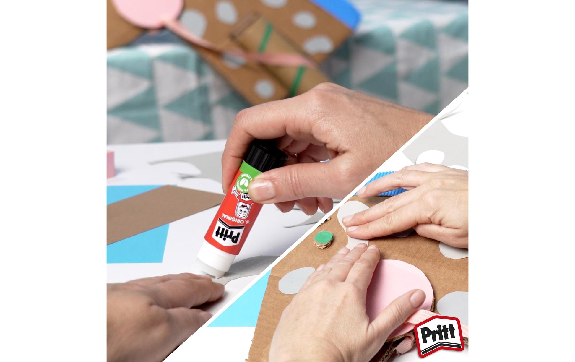 Pritt Klebestift – 10er-Pack à 11 g, für Papier, Karton, Stoff