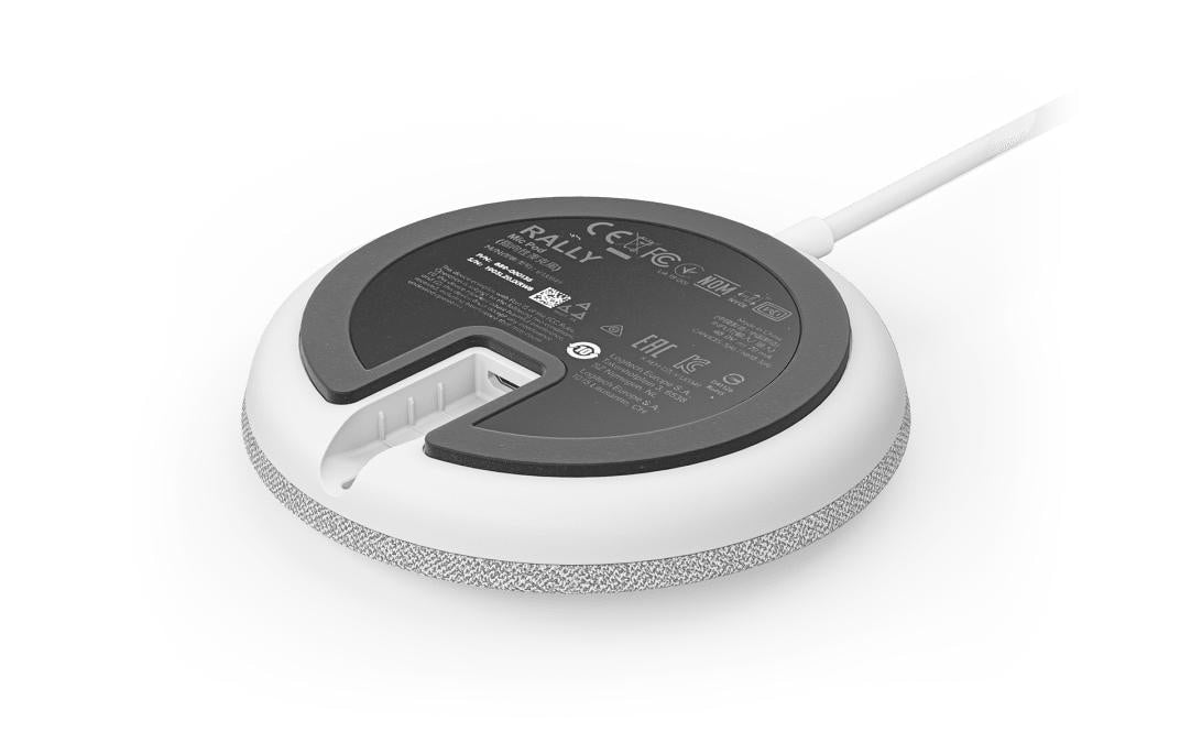 Logitech Rally Mic Pod – Konferenzmikrofon für Rally Bar Mini, Rally Bar und Rally, Weiss
