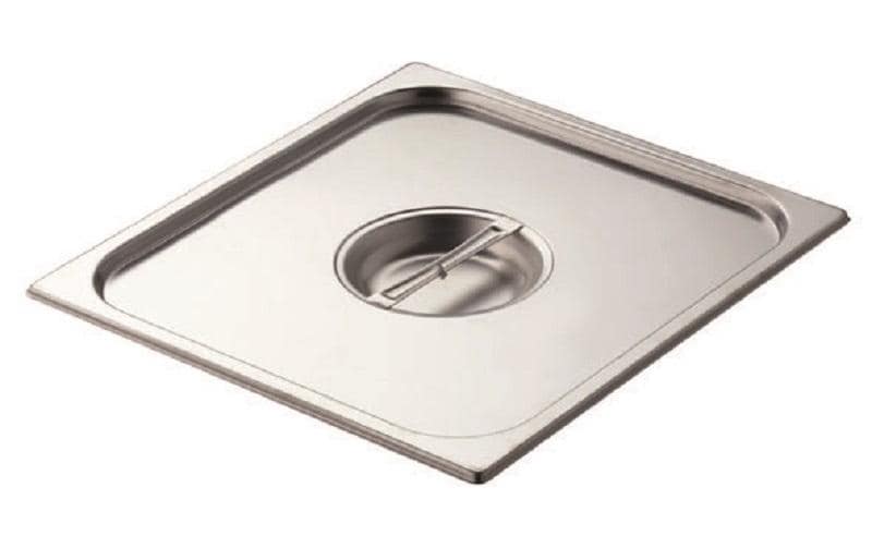 Inox GN-Deckel 2/3, 32,5 × 35,4 × 2 cm, Edelstahl