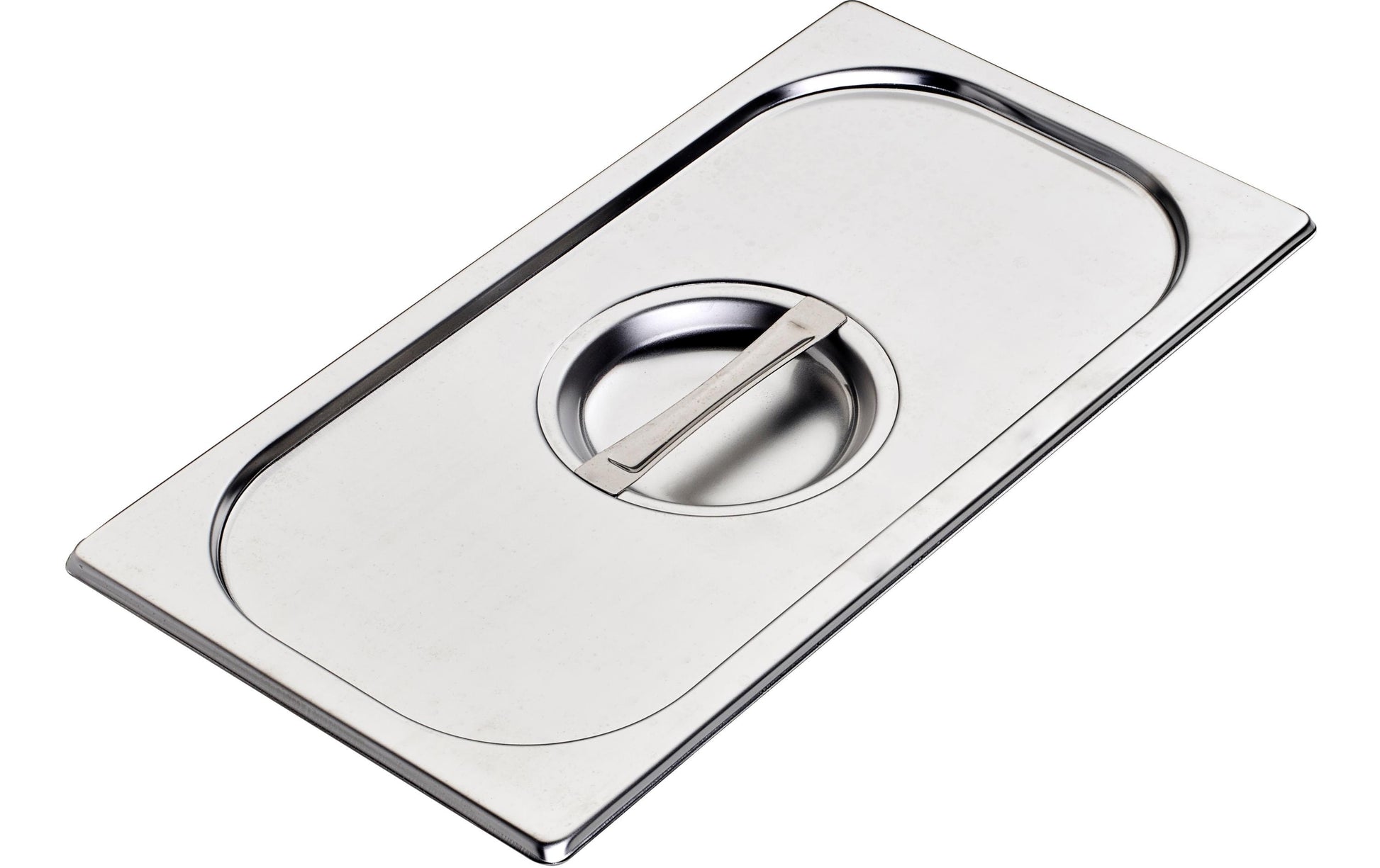 Inox GN-Deckel 1/3 32,5 × 17,6 × 2 cm, Edelstahl, Silber