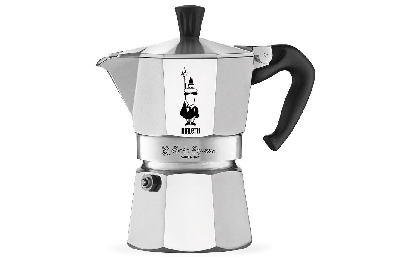 Bialetti Moka Express French Press / Kaffeebereiter – 0,2 l, 3 Tassen, Aluminium