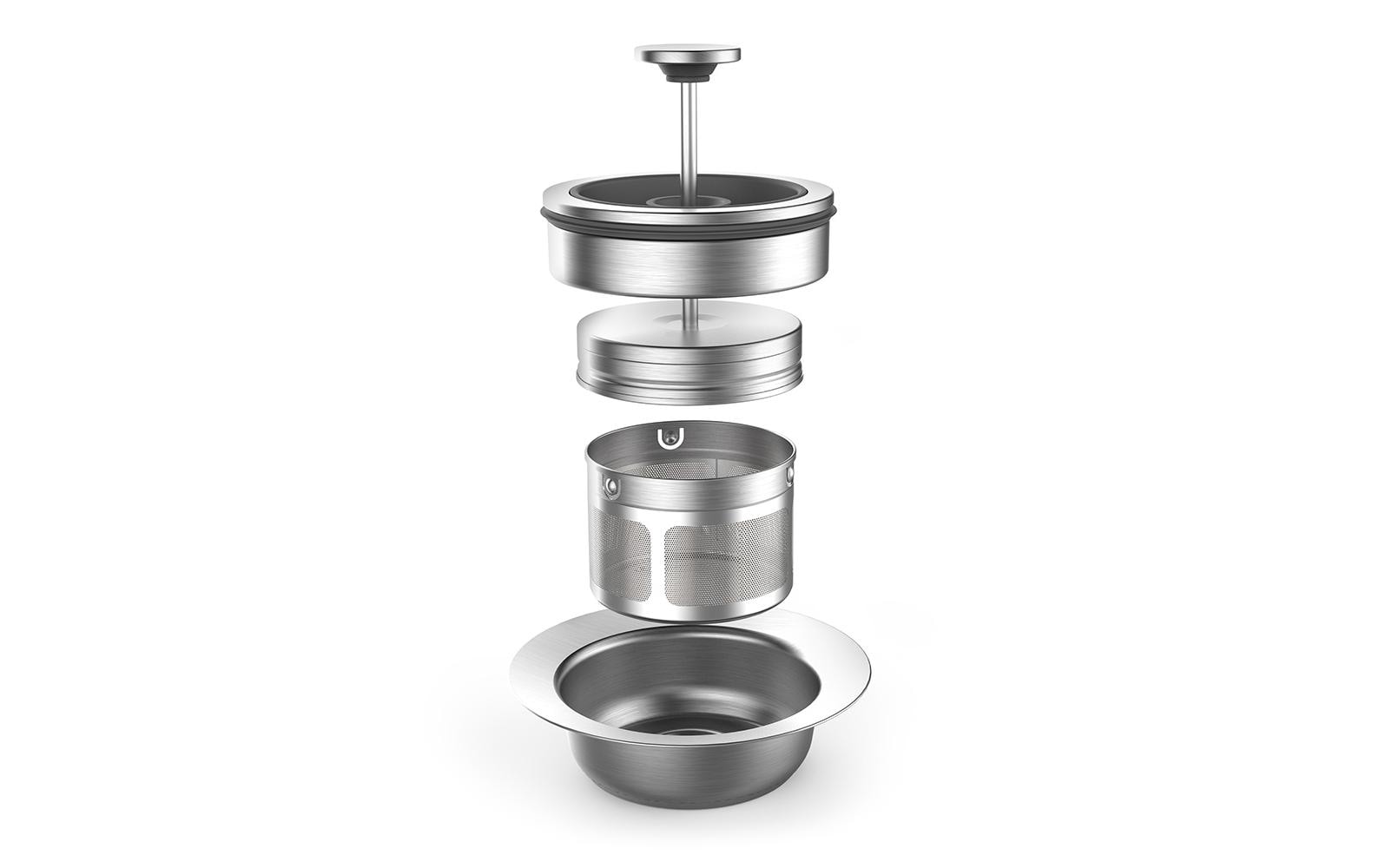 Gastroback Advanced 42440 – Tee- & Wasserkocher, 1,5 l, 2000 W, Glas/Edelstahl, Warmhalten, 360°-Basis