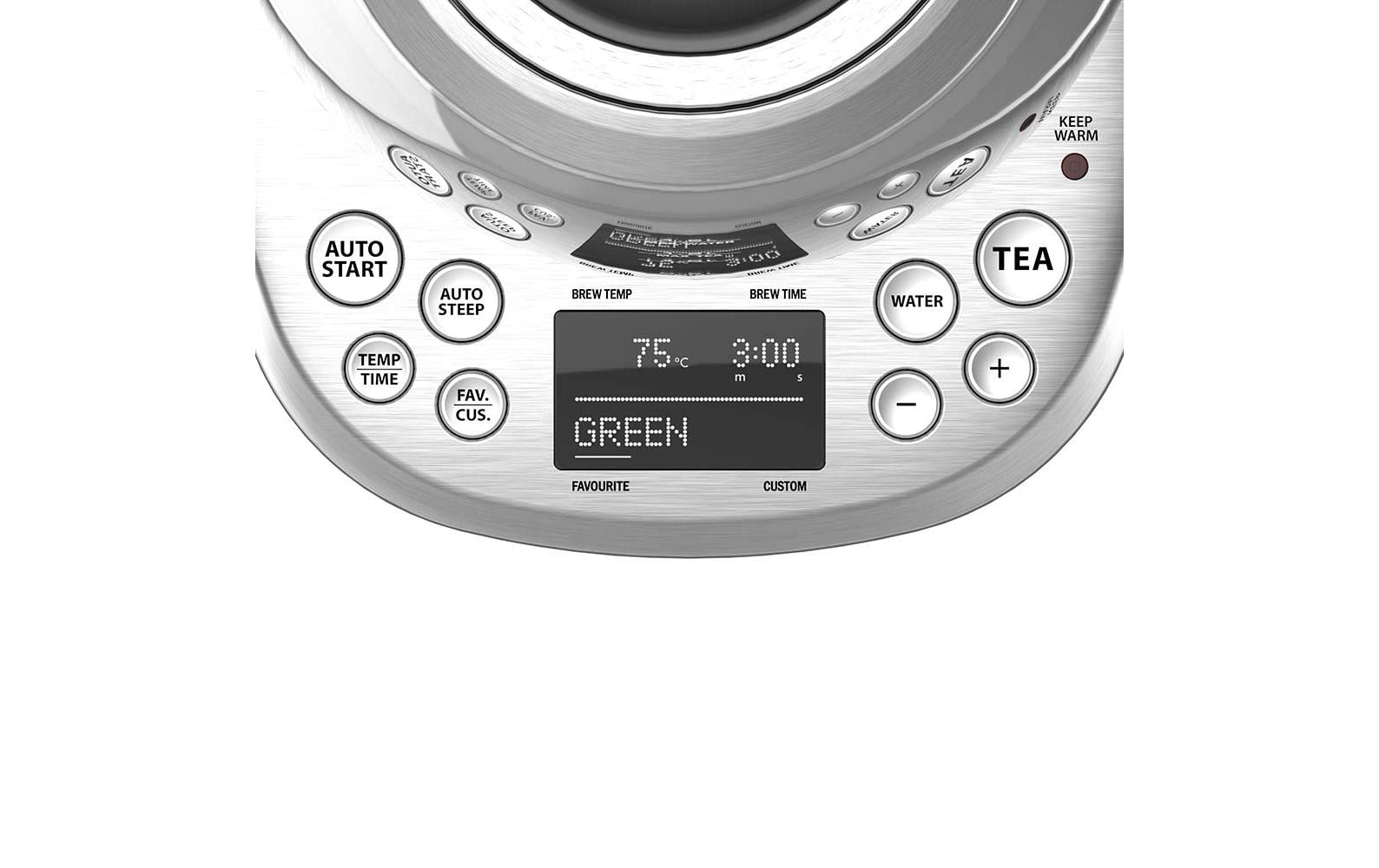 Gastroback Advanced 42440 – Tee- & Wasserkocher, 1,5 l, 2000 W, Glas/Edelstahl, Warmhalten, 360°-Basis