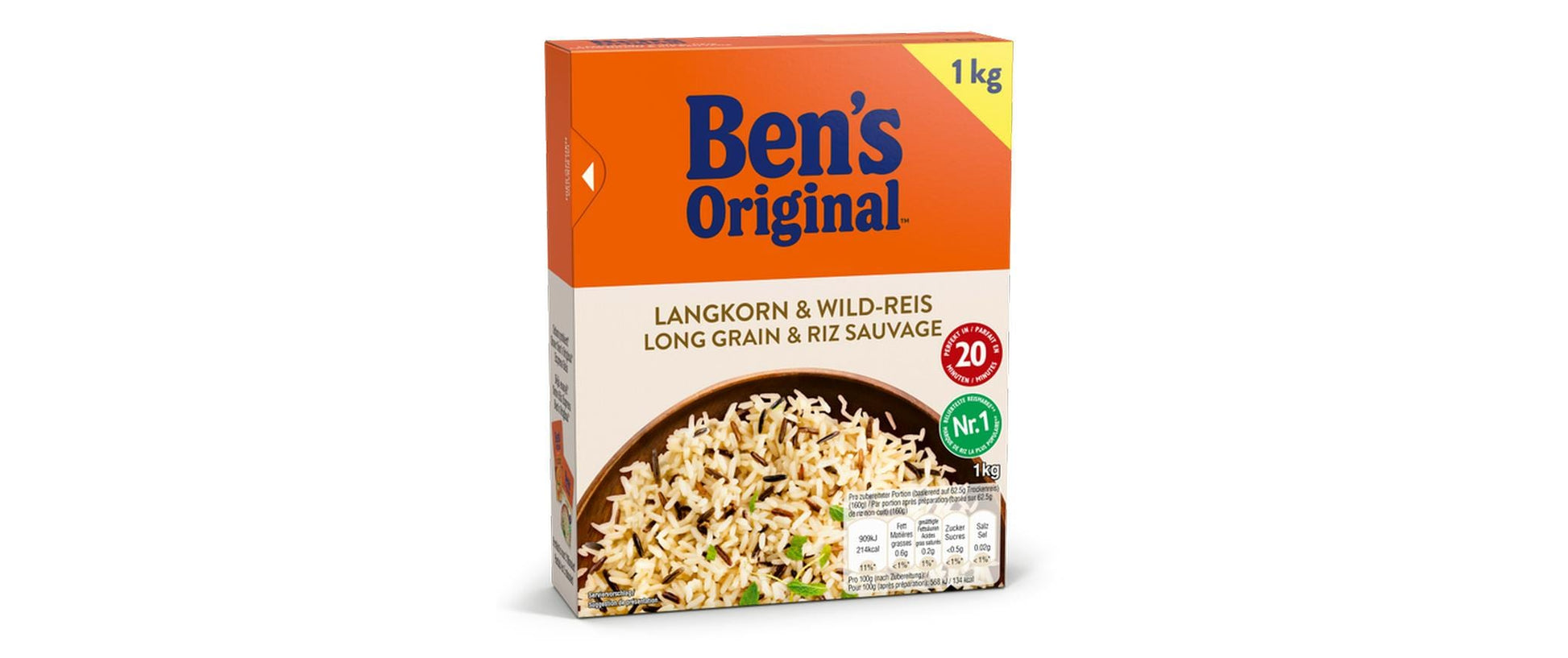 Ben's Original Wildreis-Mix – vegan – 2×1 kg