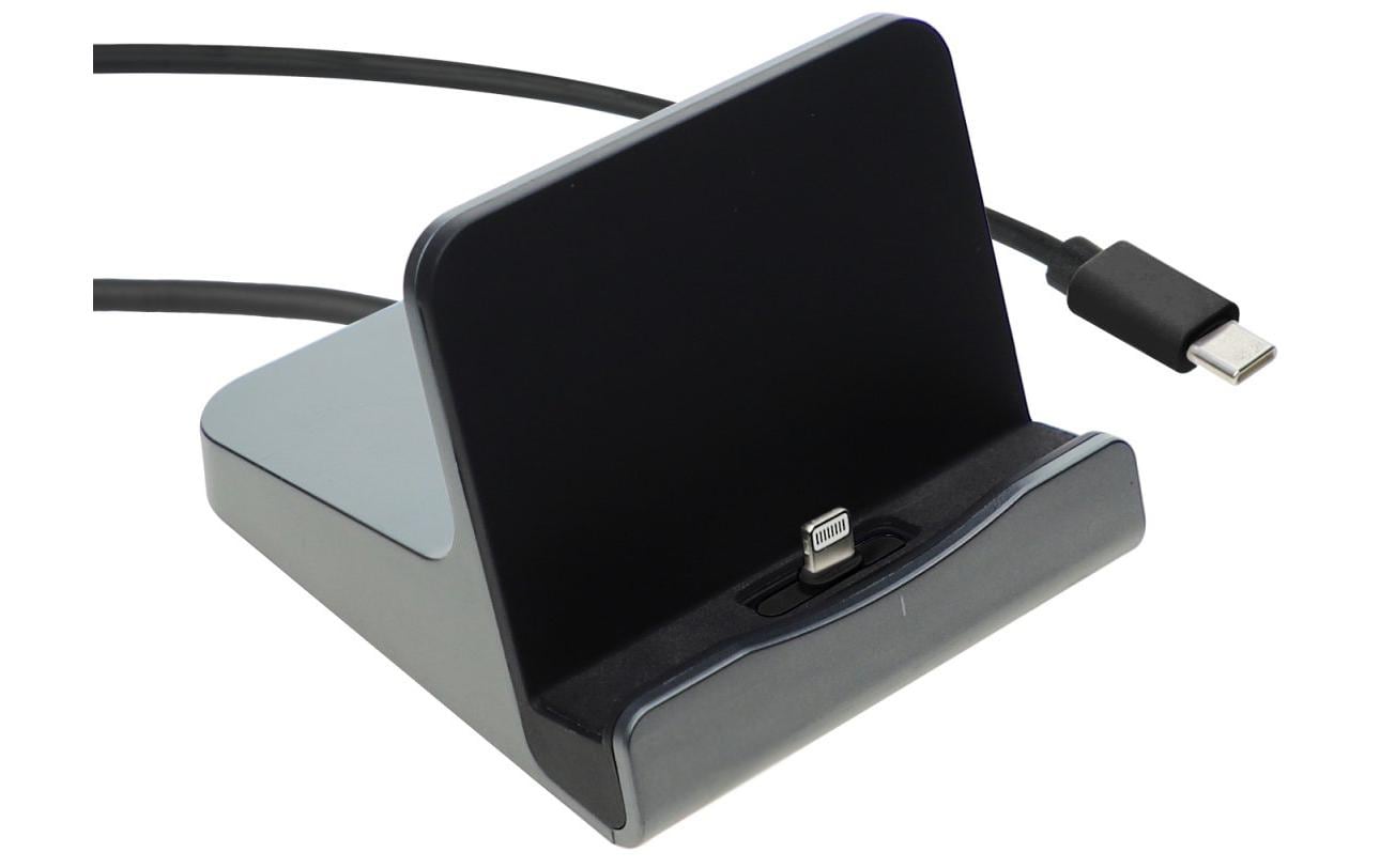 FTM Ladestation Tablet Lightning 20 W – Aluminium, für Apple – Grau