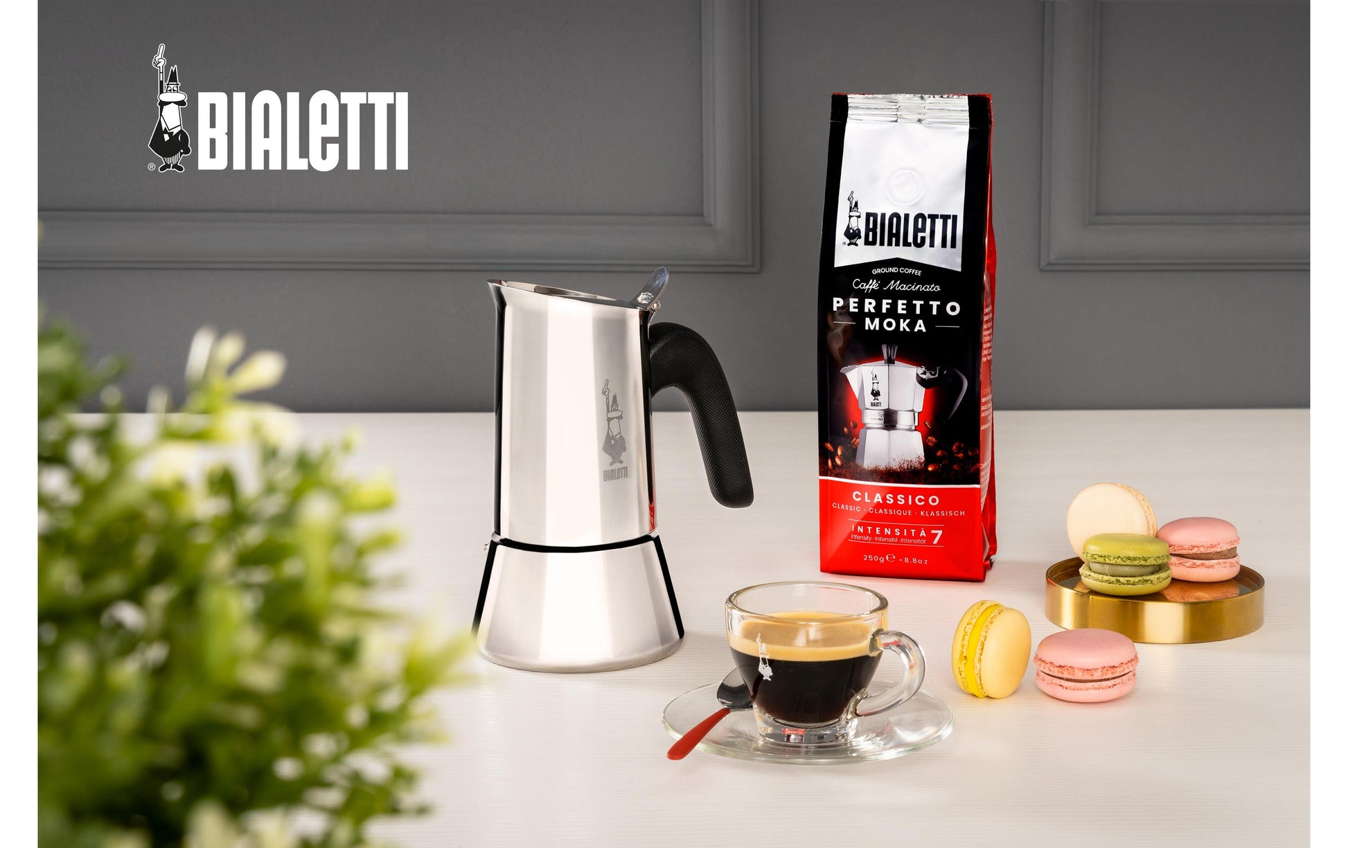 Bialetti Venus French Press / Kaffeebereiter – 0,3 l, 6 Tassen, Edelstahl