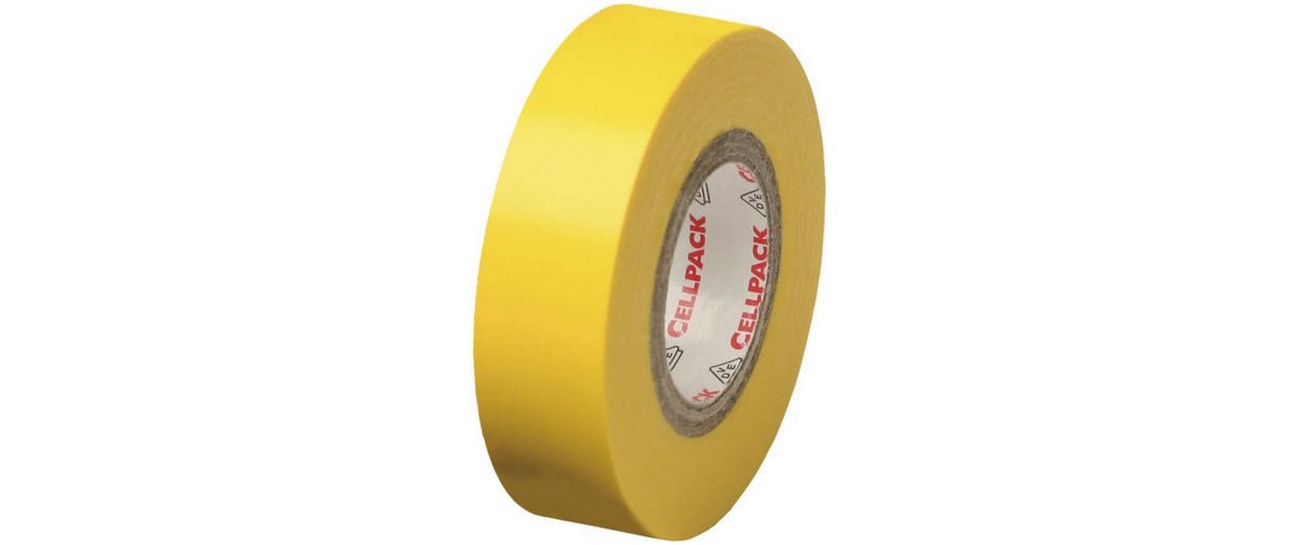Cellpack PVC-Isolierband, 30 mm × 25 m – Gelb
