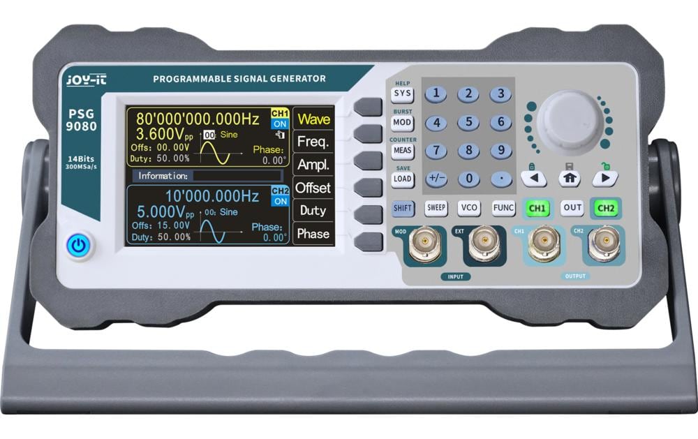 Joy-iT Signalgenerator – Netzbetrieb, 160×219×240 mm