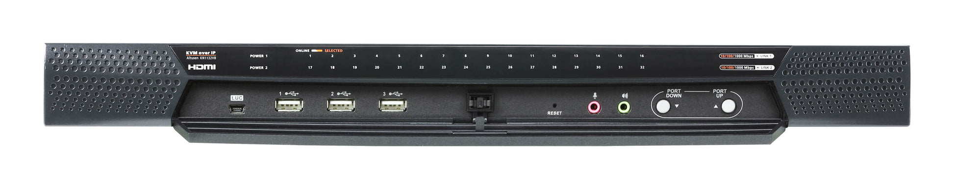 ATEN KN1132VB KVM over IP-Switch – USB, PS/2, 1× HDMI, 1× VGA, 5× USB-A, GbE, für Windows/Mac/Linux