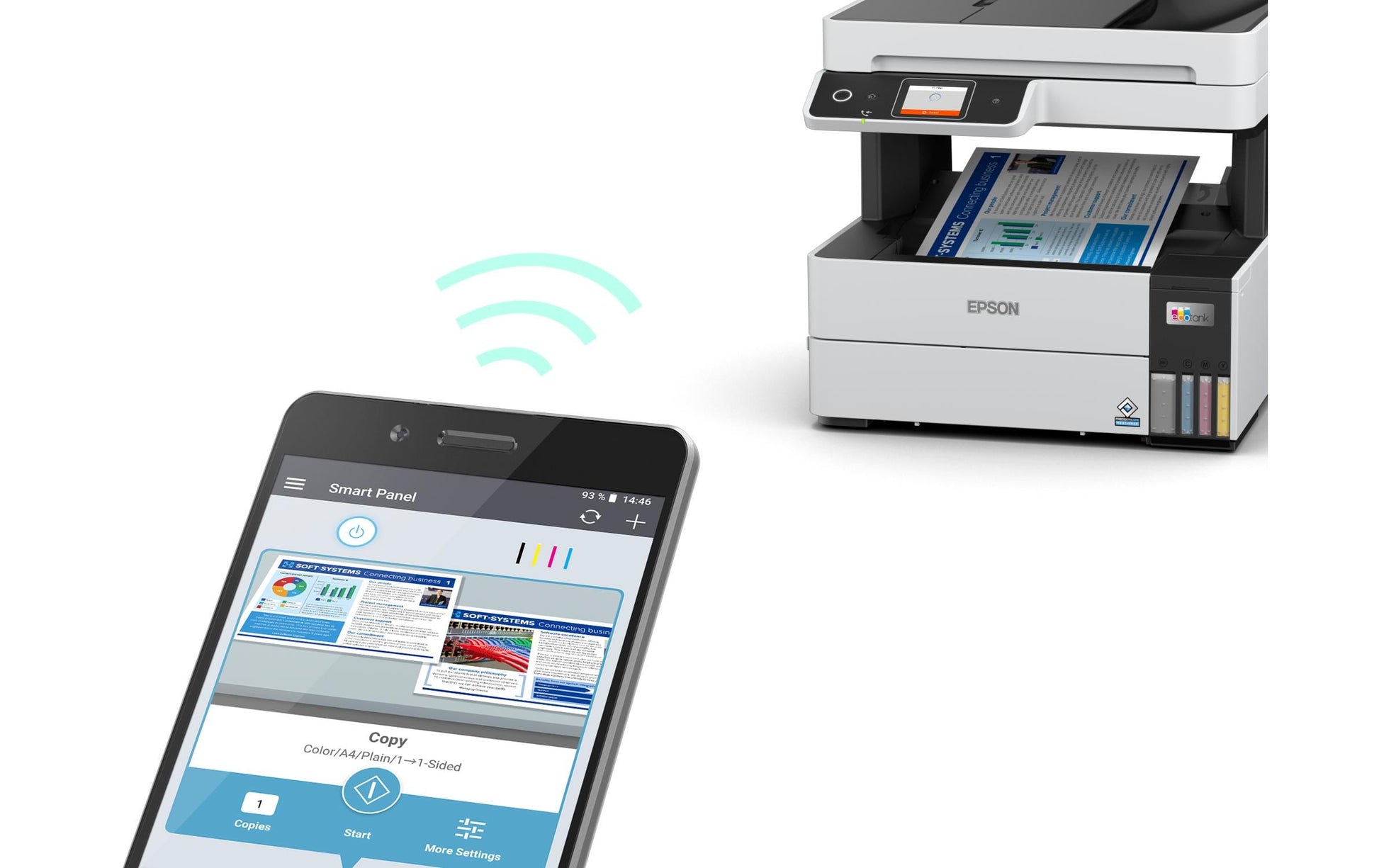 Epson EcoTank ET-5170 – Farbiges Tintenstrahl-MFP A4, 4-in-1