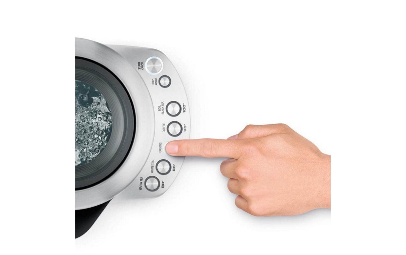 Sage Wasserkocher – 1,7 l, mit Temperaturwahl, Warmhaltefunktion, Edelstahl