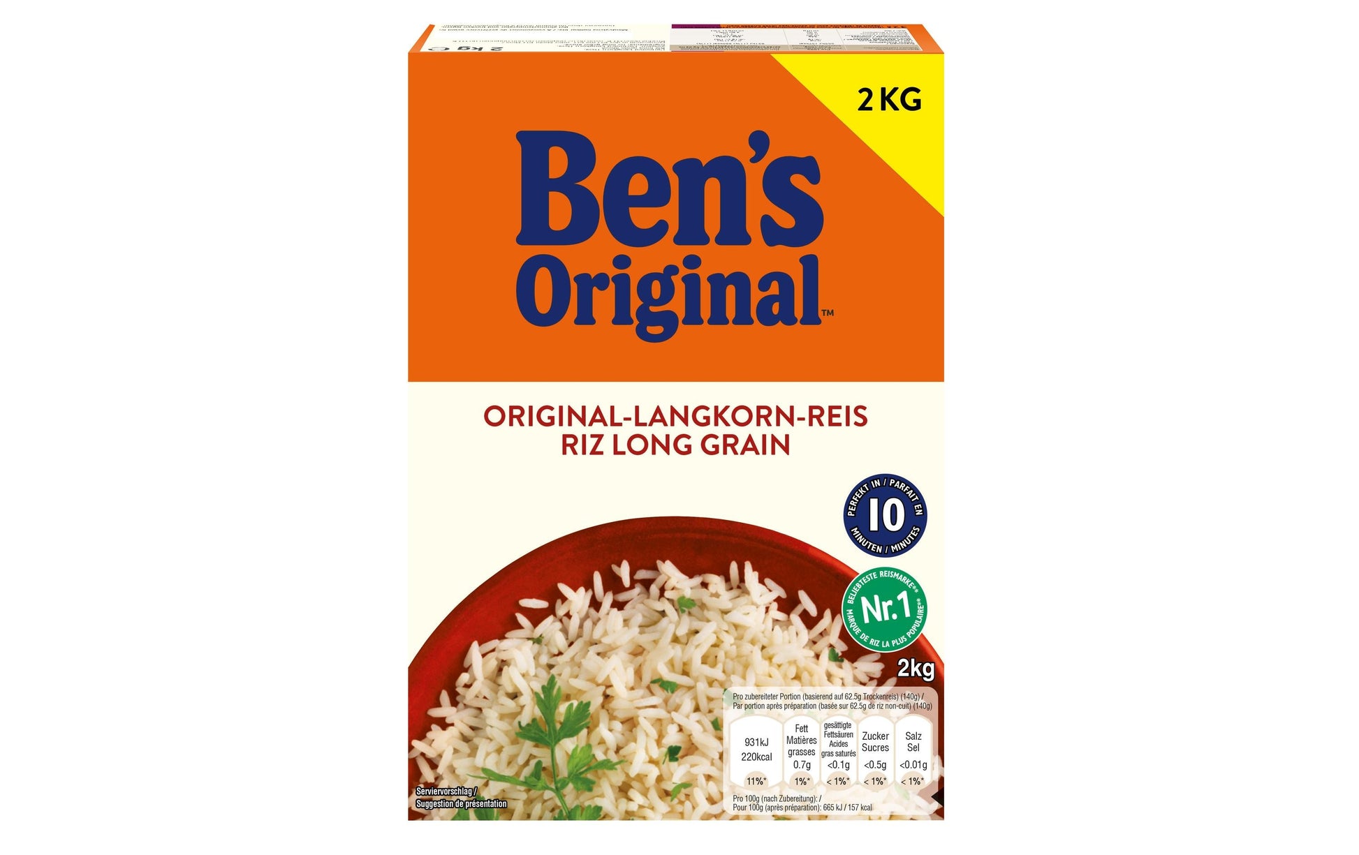 Ben's Original Langkornreis 10 Min. – 4 kg