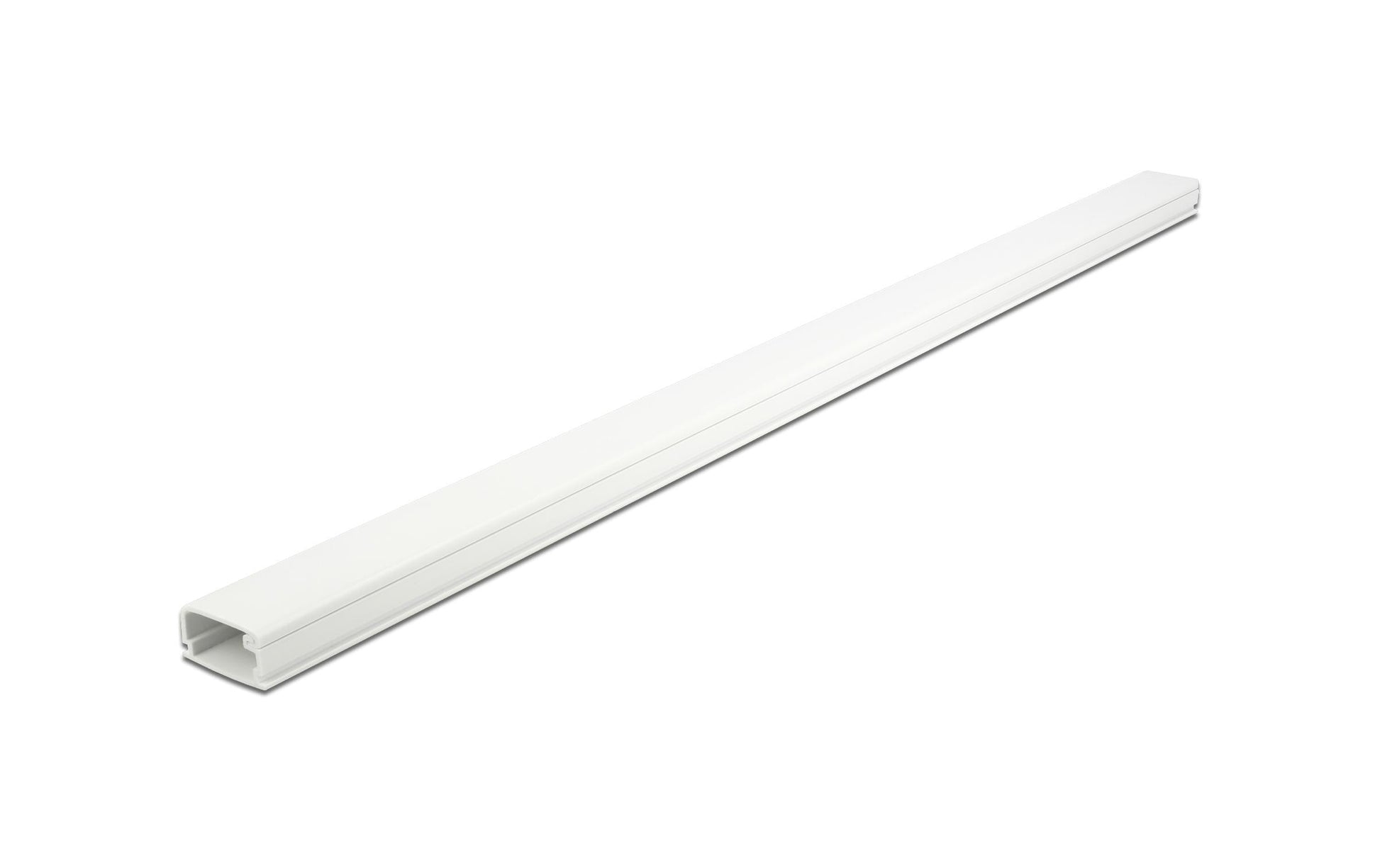 DeLOCK Wandkanal – 26 × 13 mm – 1 m – PVC – Weiss, selbstklebend, 1 Stk.