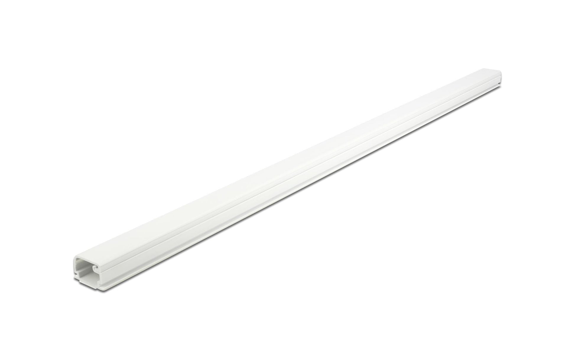 DeLOCK Wandkanal – 22×15 mm – 1 m – PVC – Weiss, selbstklebend, 1 Stk.