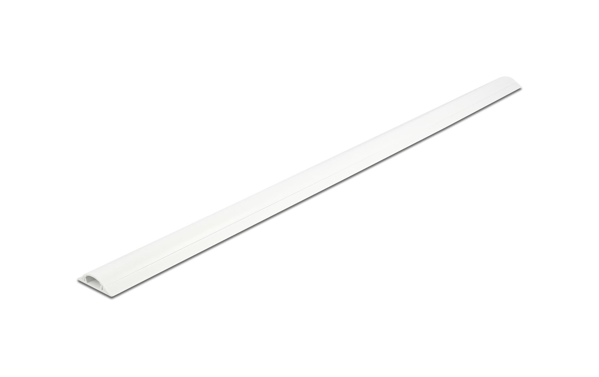 DeLOCK Wandkanal – 30 × 8 mm – 1 m – PVC – Weiss, selbstklebend, 1 Stk.