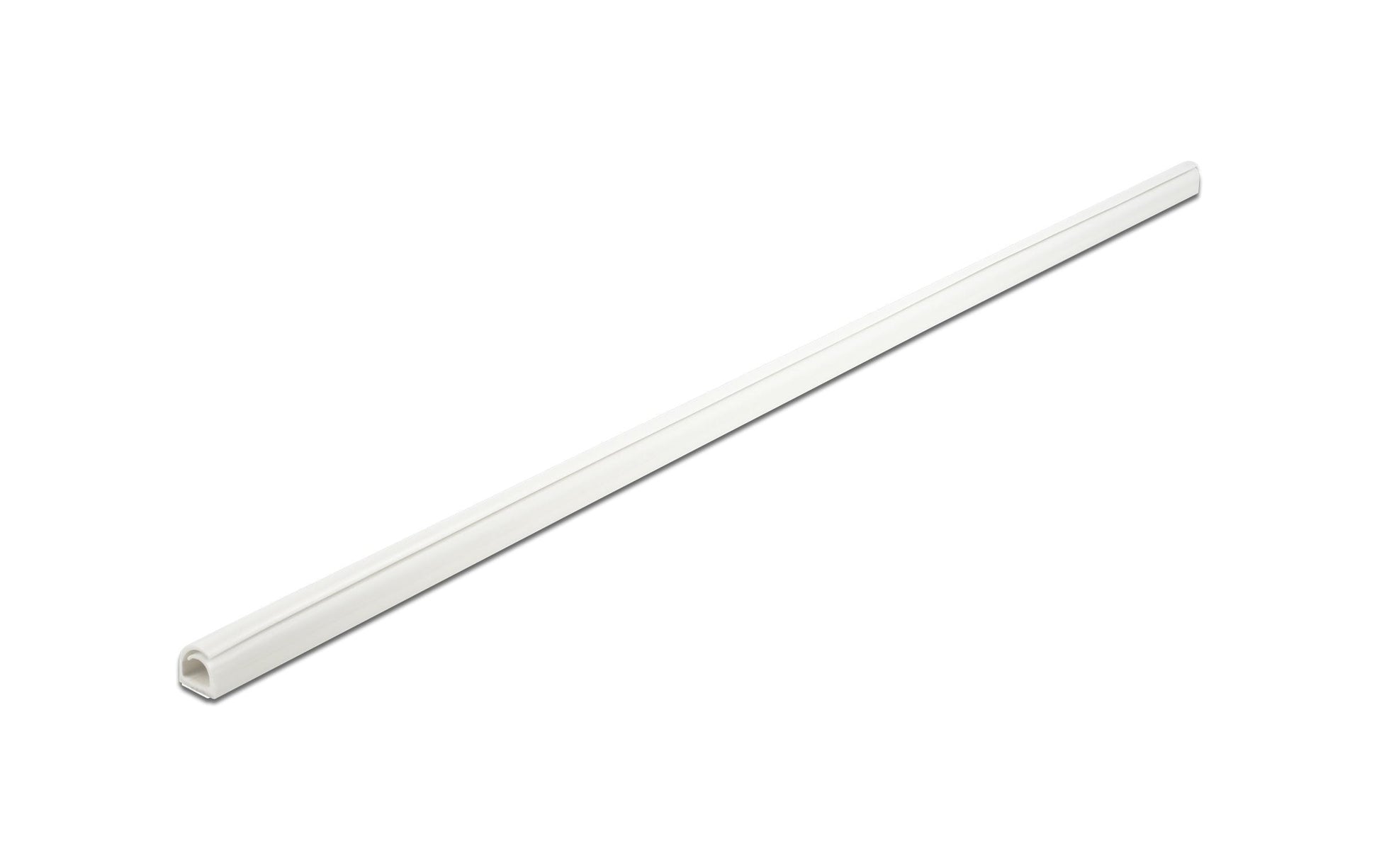 DeLOCK Wandkanal – 10×10 mm – 1 m – PVC – Weiss, selbstklebend, 1 Stk.