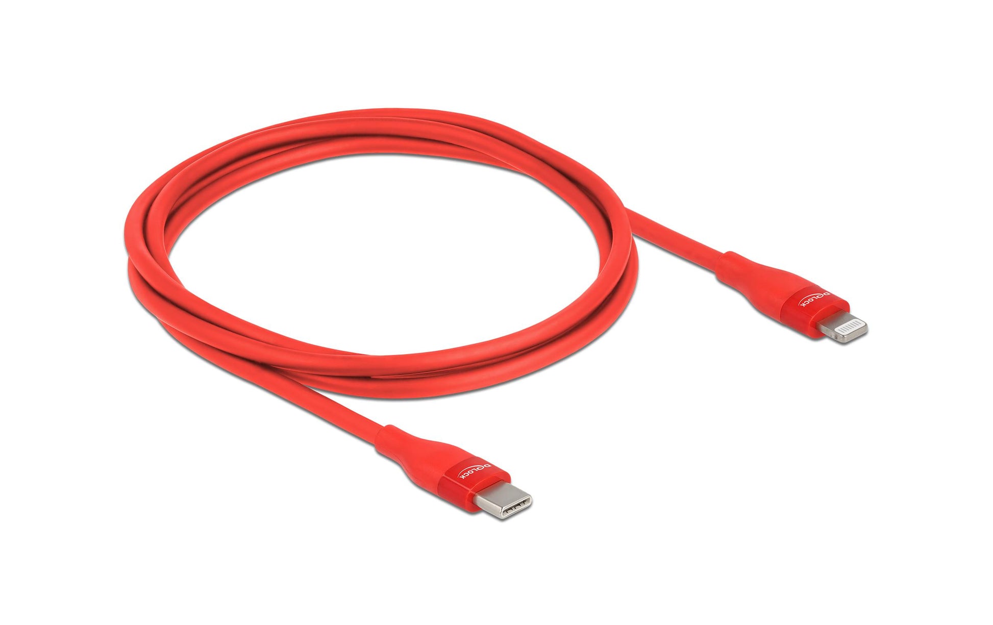 DeLOCK Daten- & Ladekabel – USB-C auf Lightning 1 m, MFi zertifiziert, 27 W – für iPhone/iPad