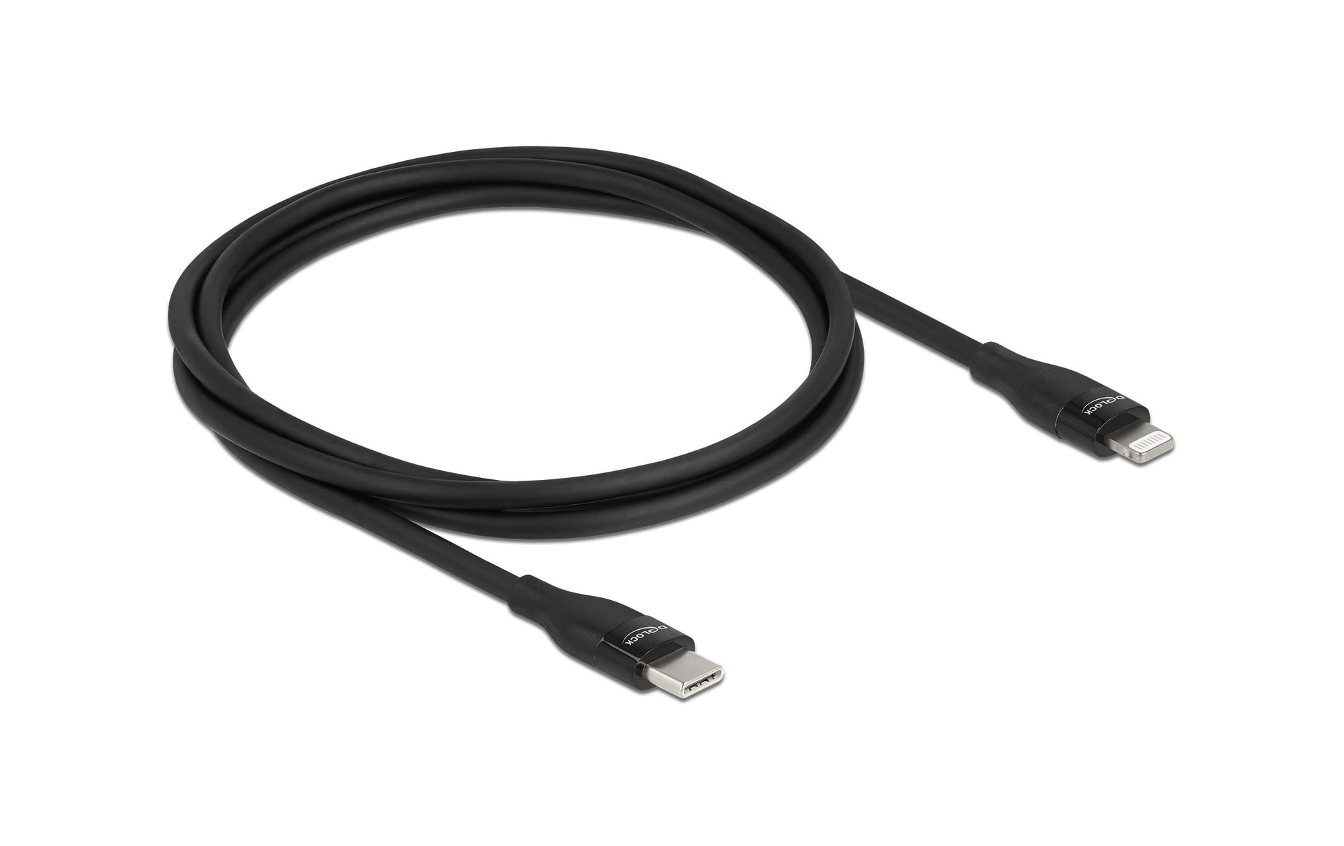 DeLOCK Daten- & Ladekabel – USB-C auf Lightning 1 m, MFi zertifiziert, 27 W – für iPhone/iPad
