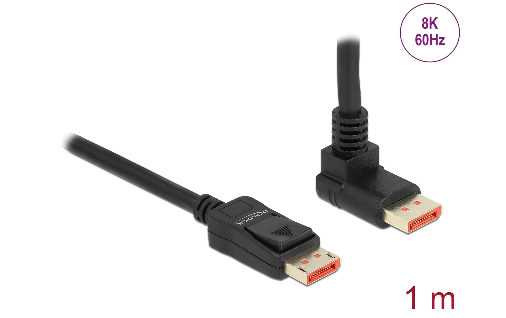 DeLOCK DisplayPort Kabel (DP–DP) DP 1.4 8K 60 Hz – 1 m