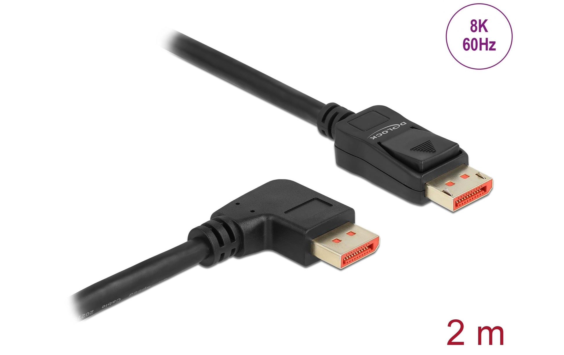 DeLOCK DisplayPort Kabel DP 1.4 8K 60 Hz – 2 m