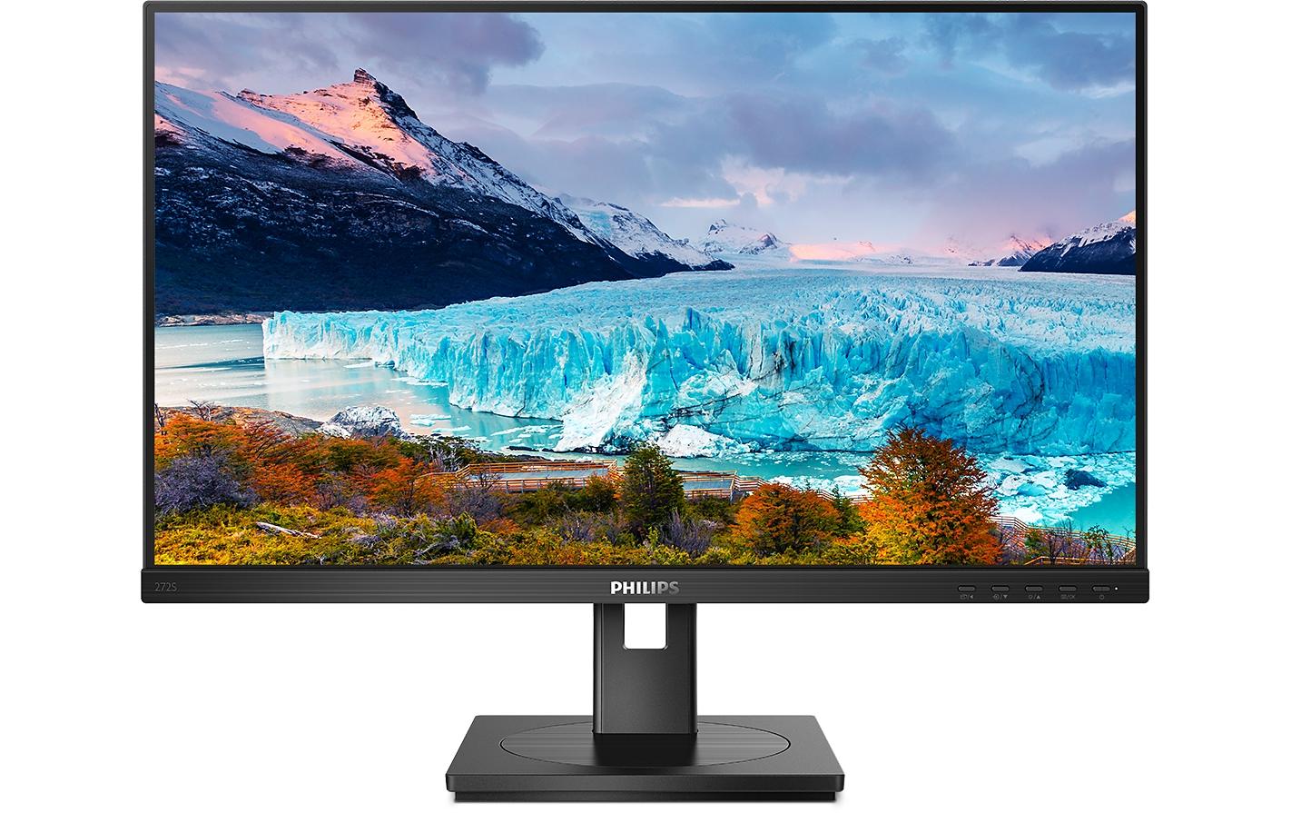 Philips 272S1M/00 – Monitor, 27", 250 cd/m², USB-Hub, Lautsprecher, Adaptive Sync, VESA 100 × 100, schwarz