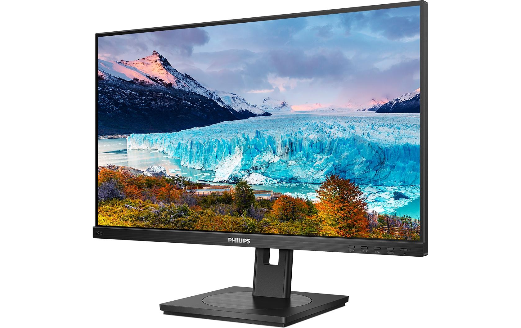 Philips 272S1M/00 – Monitor, 27", 250 cd/m², USB-Hub, Lautsprecher, Adaptive Sync, VESA 100 × 100, schwarz