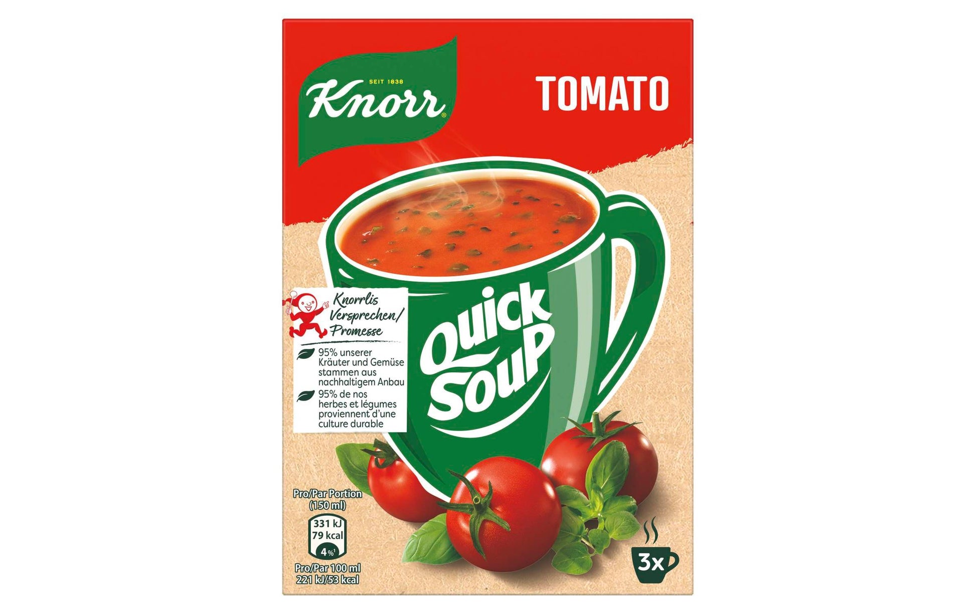 Knorr Quick Soup Tomatensuppe – 56 g