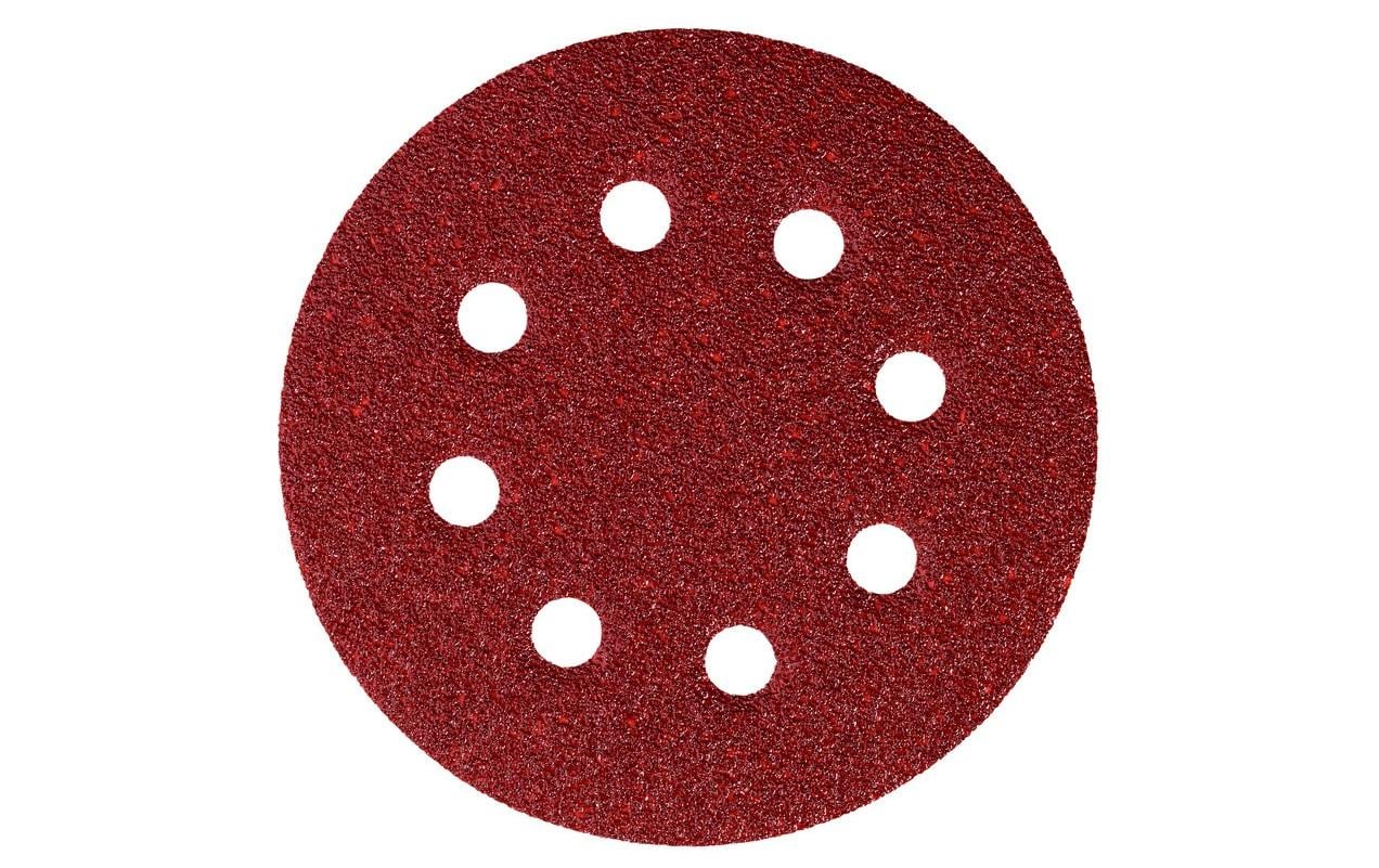 Metabo Haftschleifblätter 125 mm – für Metall, Holz – 6 Stk