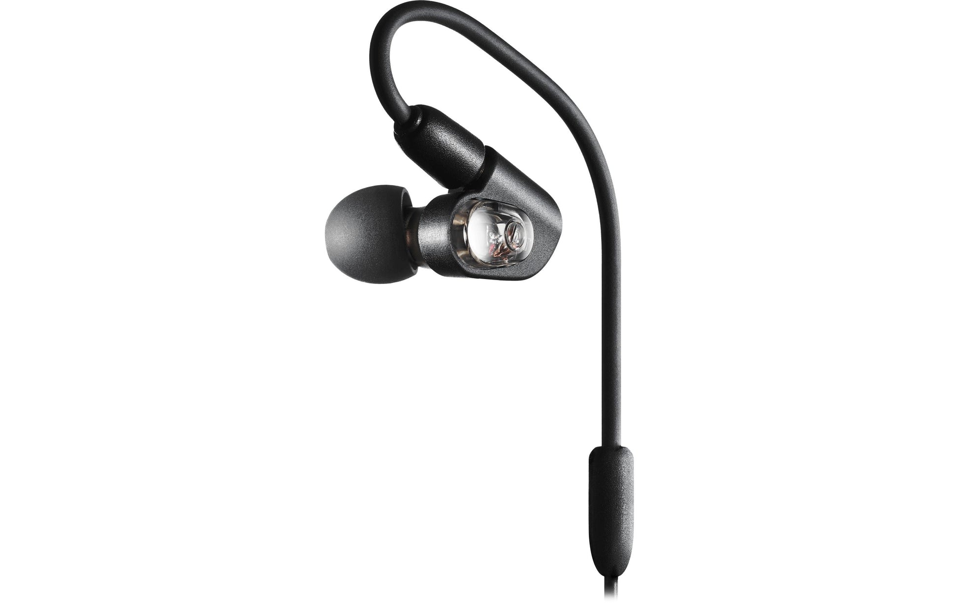 Audio-Technica ATH-E50 – In-Ear Kopfhörer – 3,5 mm Klinke, abnehmbares Kabel – Schwarz