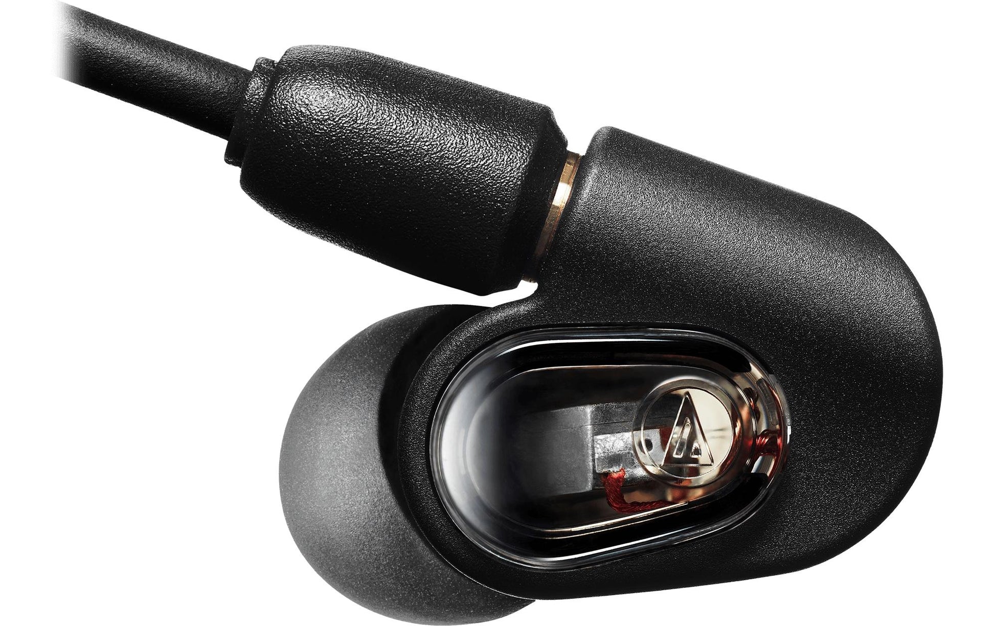 Audio-Technica ATH-E50 – In-Ear Kopfhörer – 3,5 mm Klinke, abnehmbares Kabel – Schwarz