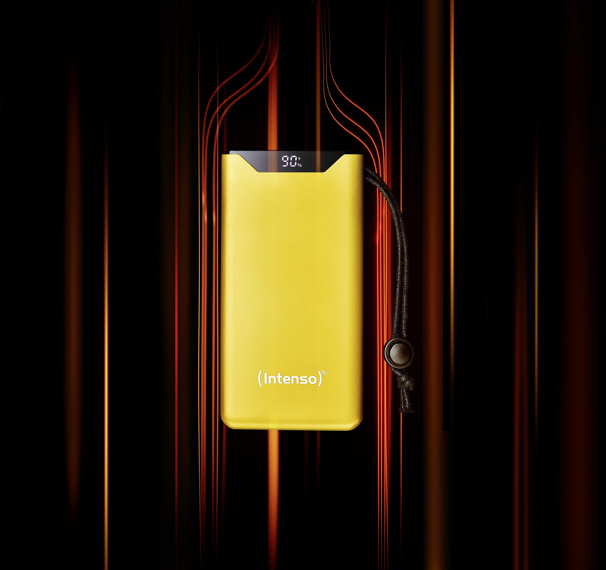 Intenso F10000 Powerbank 10'000 mAh – 20 W PD, 1× USB-C, 1× USB-A, Gelb