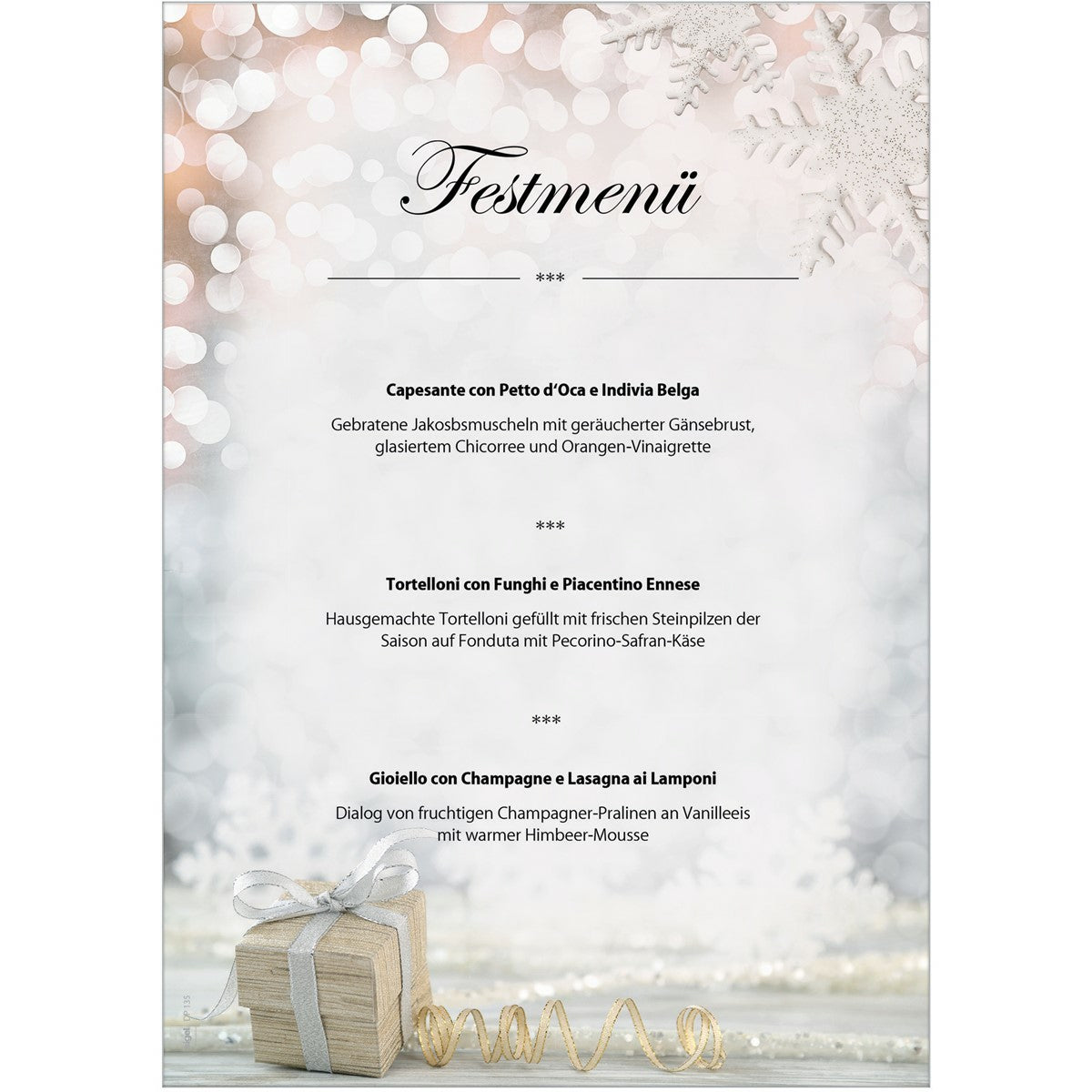 Sigel Motivpapier – A4, 90 g/m², Motiv: Christmas Surprise – für Inkjet/Laser/Kopierer – FSC – 100 Blatt