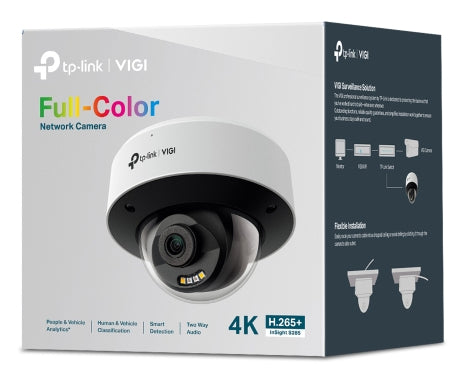TP-Link InSight S285 (4 mm) Netzwerkkamera – 4K, PoE, IP67, Weiss