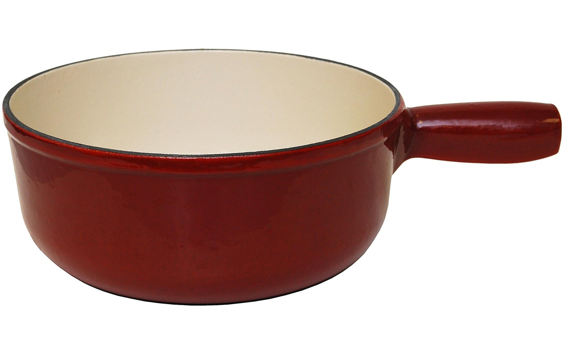 Heidi Cheese Line Caquelon – Ø 23 cm, Aluminium, Teflon-Beschichtung, für Käsefondue, Elektro, Rot, 6 Personen