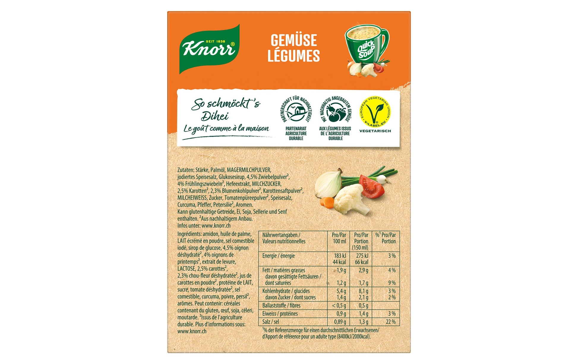 Knorr Gemüsesuppe – 44 g