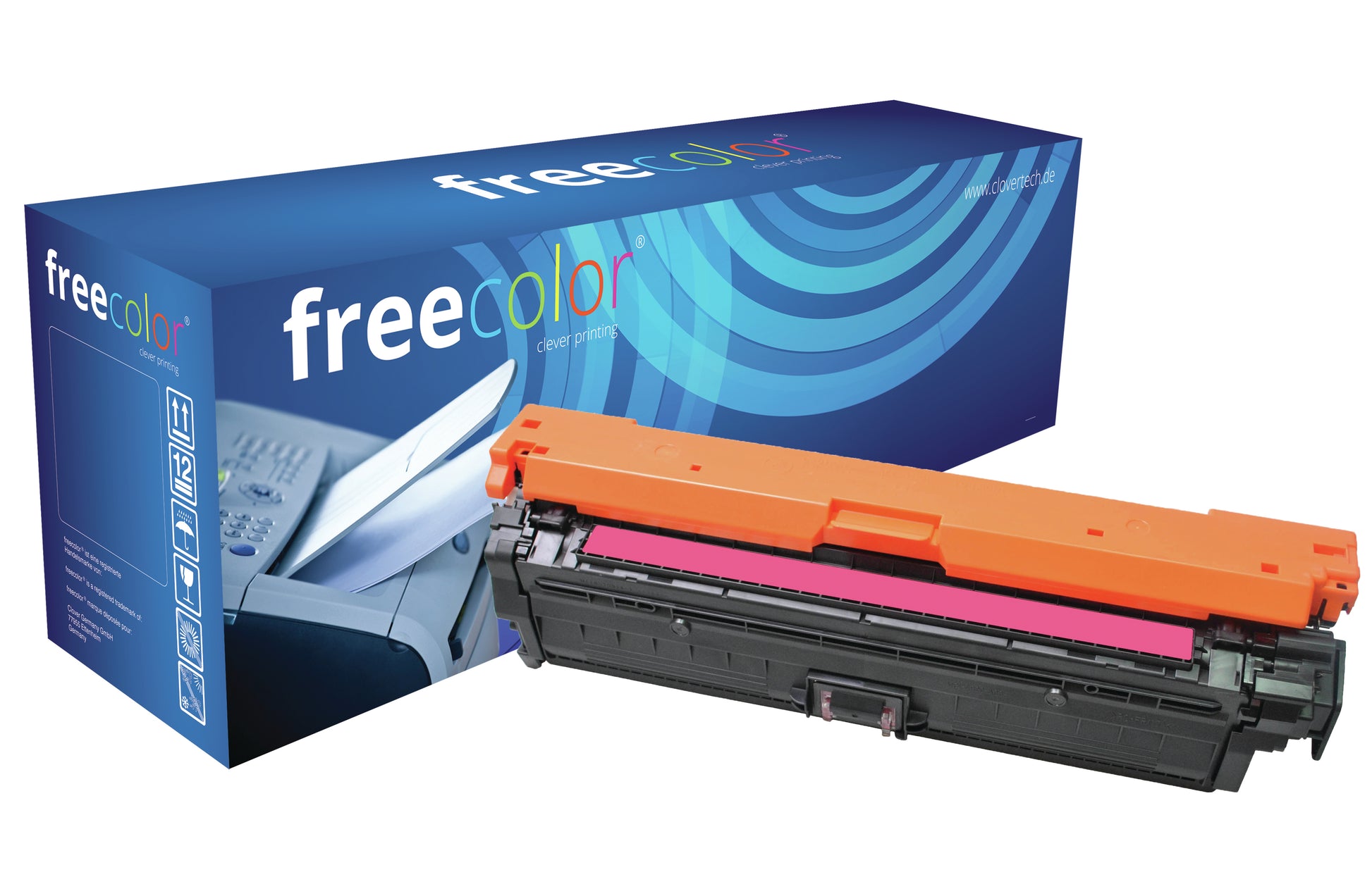 Freecolor Toner CE270 – magenta, 15000 Seiten – für HP CP 5525/M750/CP 5520 und andere