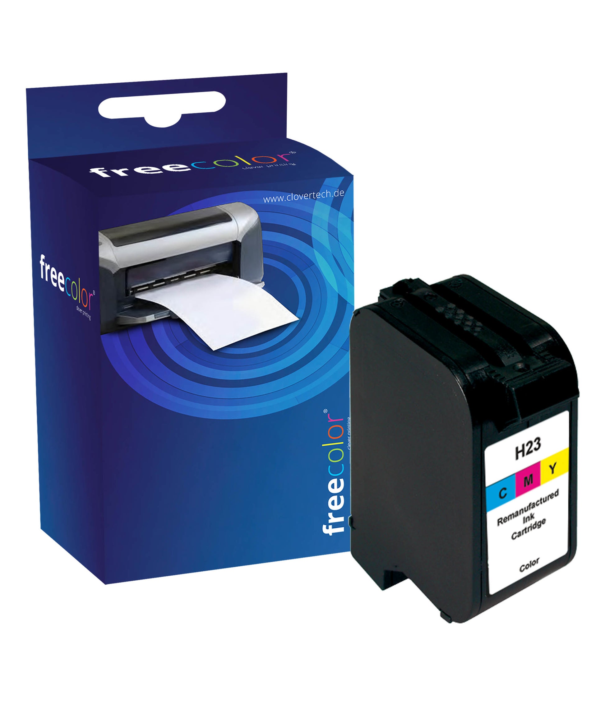 Freecolor 23D Dreifarbig Tintenpatrone (Kompatibel) – für HP DeskJet 1120/1125/1180 …