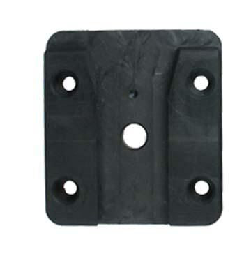 Brodit Montageadapter, AMPS-Standard – Schwarz, Kunststoff