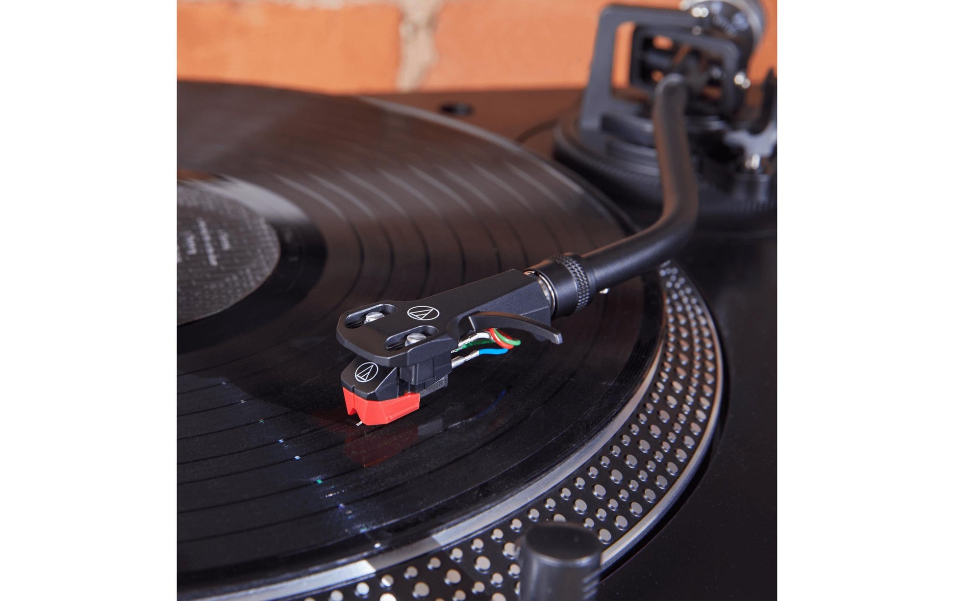 Audio-Technica AT-VM95ML/H – Tonabnehmerkopf, inkl. AT-HS6 Headshell, Silber