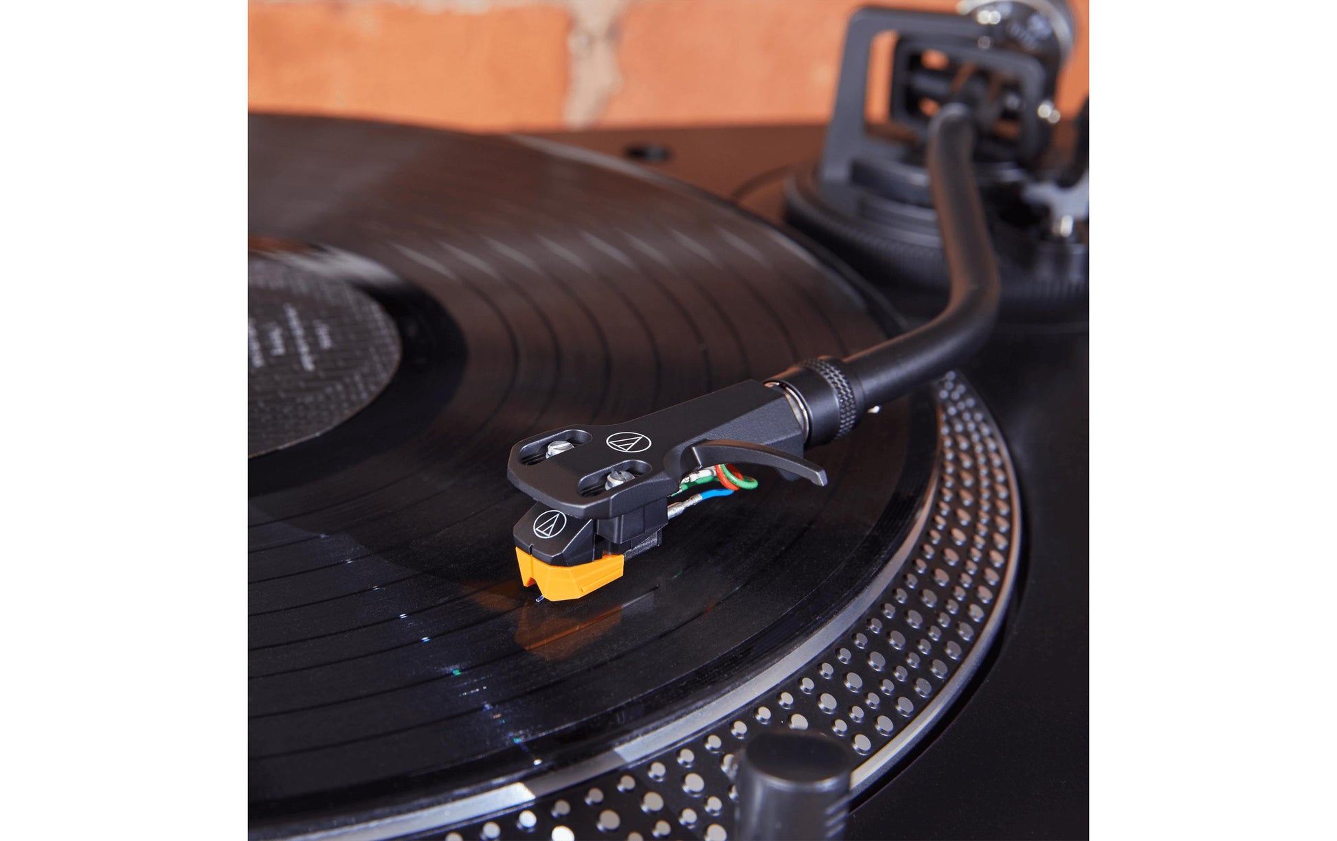Audio-Technica AT-VM95EN – Stiftkassette, Ausgangsspannung 3,5 mV, Orange