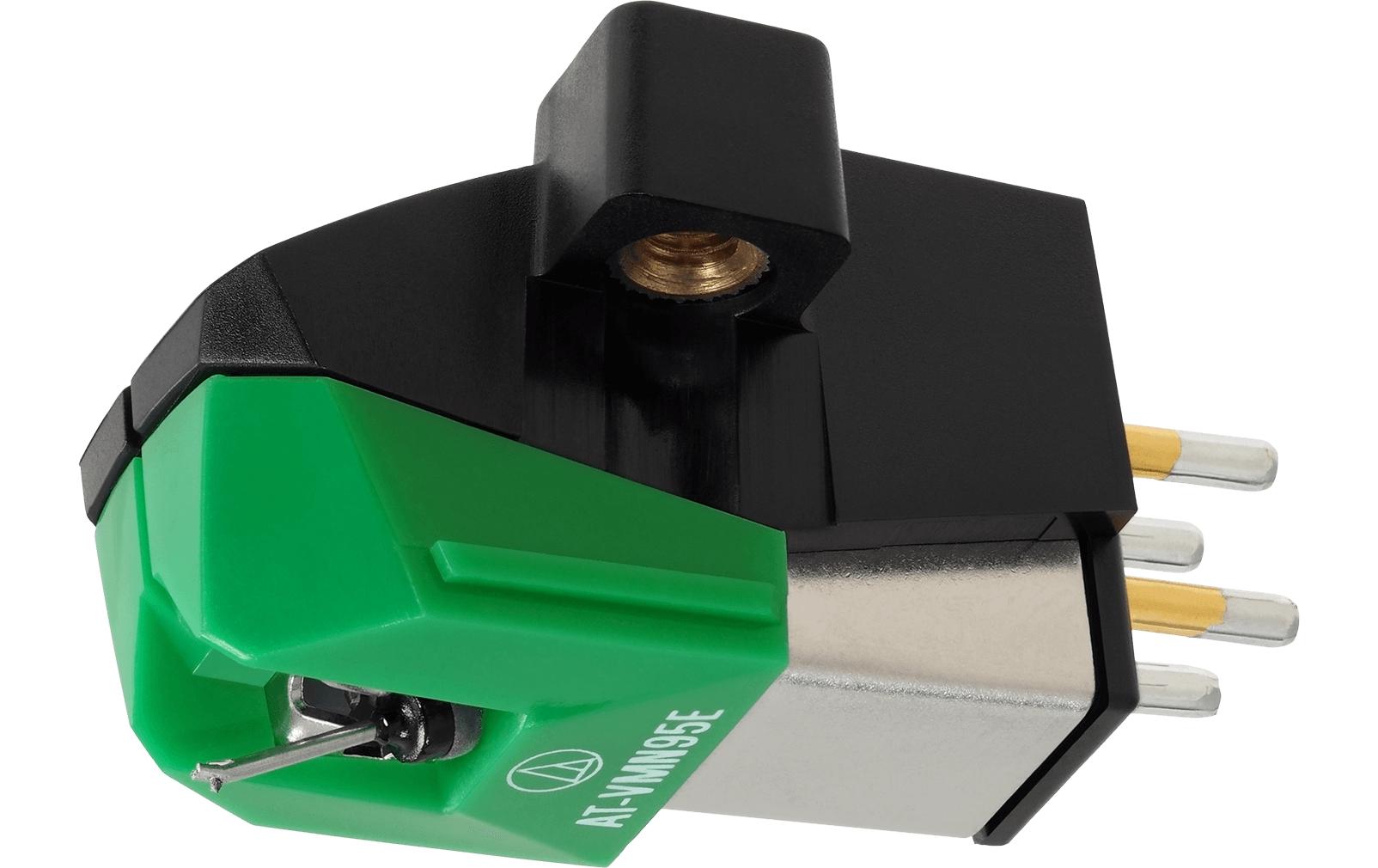 Audio-Technica AT-VM95E – Plattenspieler-Stiftkassette, elliptische Nadel, Silber, für VM95 Serie