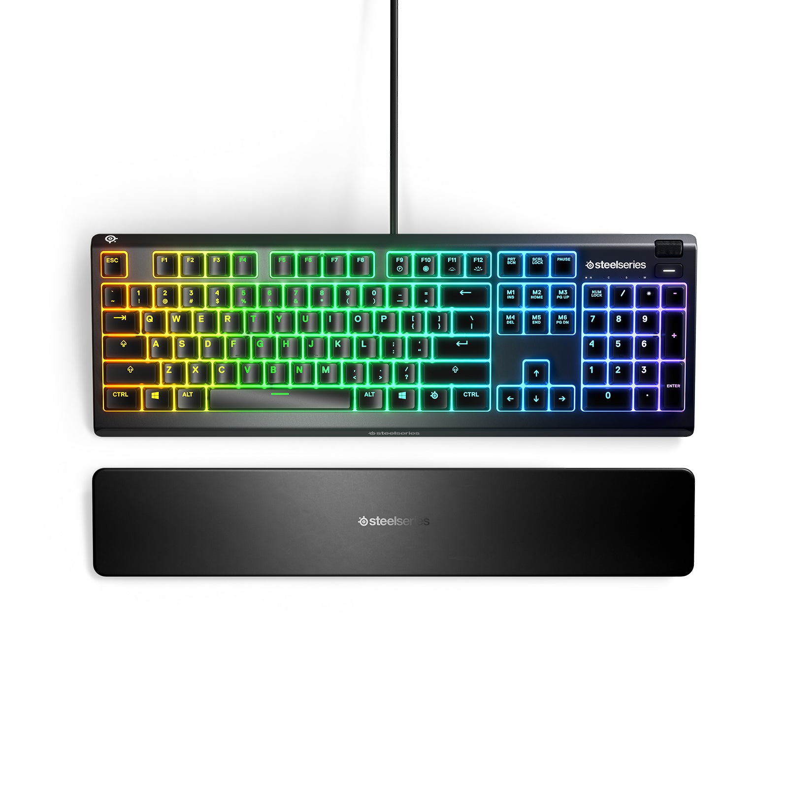 SteelSeries Apex 3 – Tastatur, kabelgebunden (USB-A), DE-Layout (DE) – für Windows & macOS
