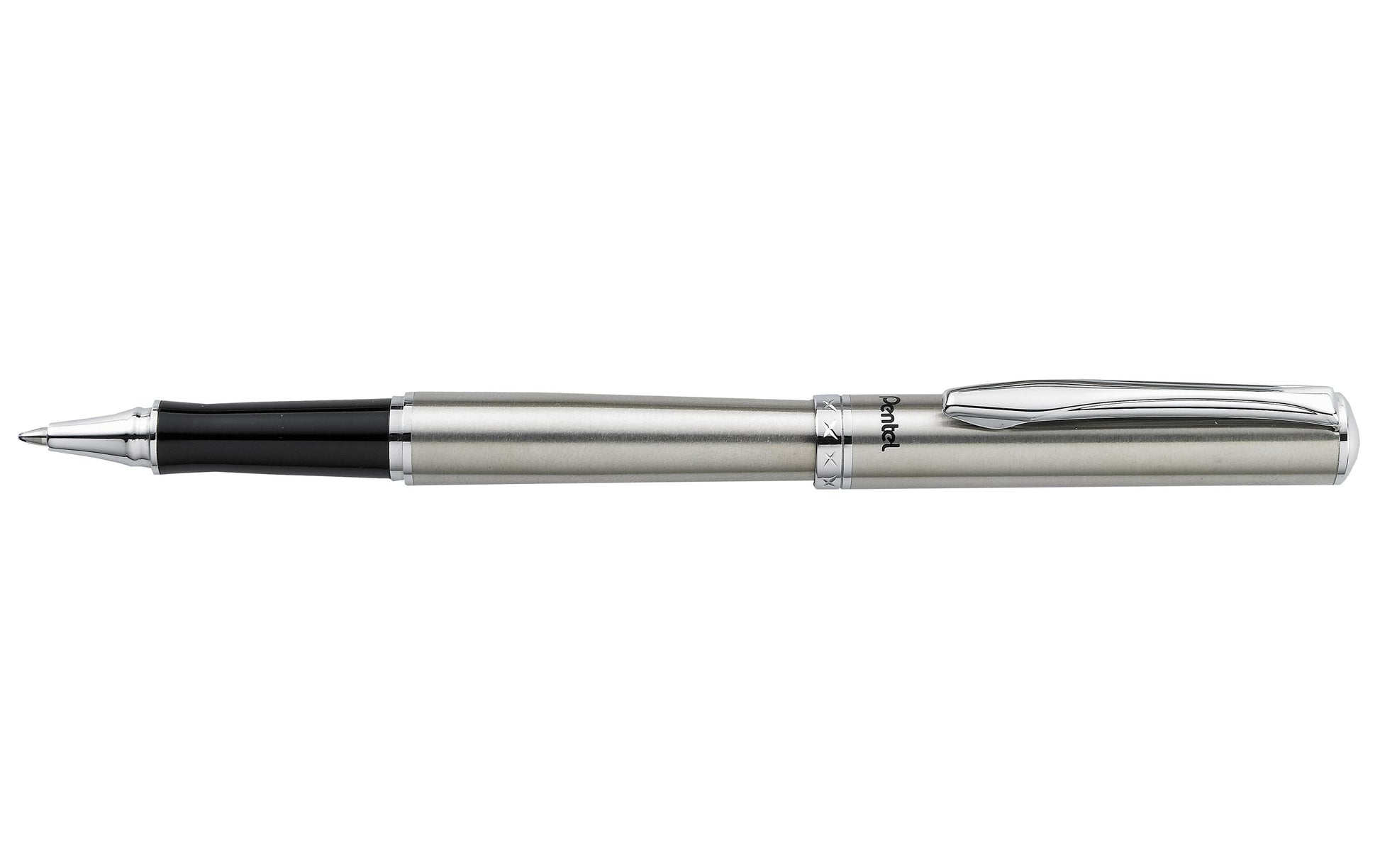 Pentel EnerGel Sterling Gelschreiber – schwarz, 0,7 mm, schnelltrocknend, Kappe, nachfüllbar