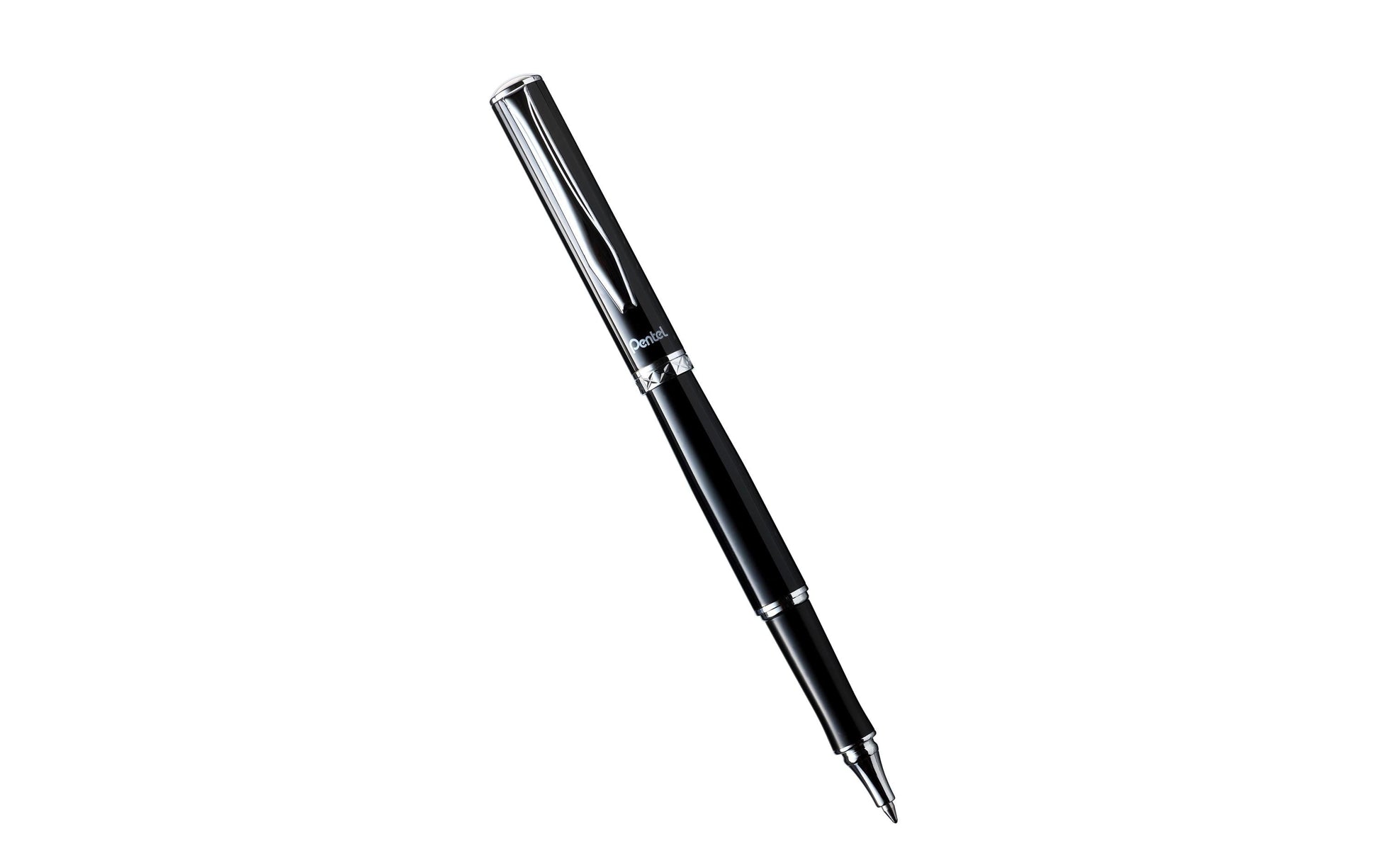 Pentel EnerGel Sterling Gelschreiber – schwarz, 0,7 mm, schnelltrocknend, Kappe, nachfüllbar