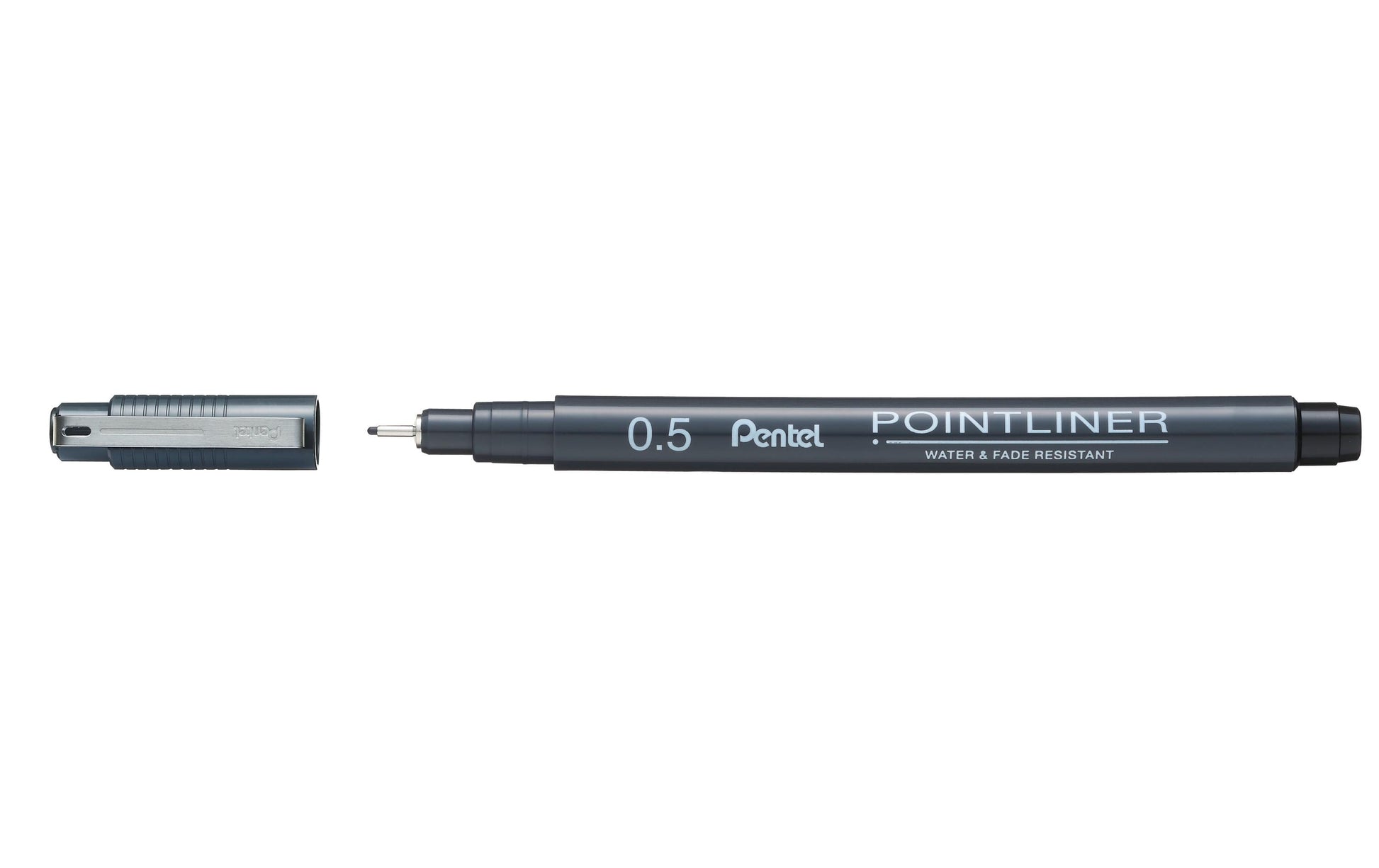 Pentel Pointliner Fineliner 0,5 mm – schwarz – wasserfest