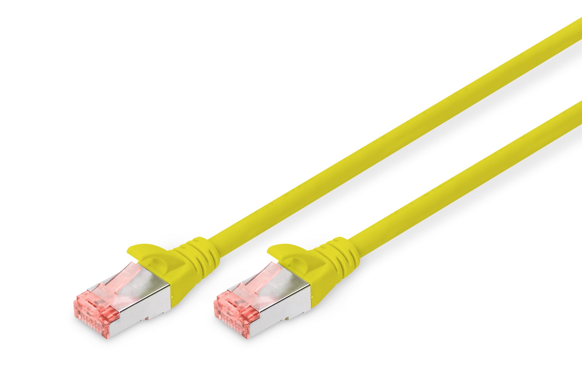Digitus Cat6 Patchkabel – 10 m, RJ45–RJ45, Gelb, S/FTP, LSOH – 1 Stk.